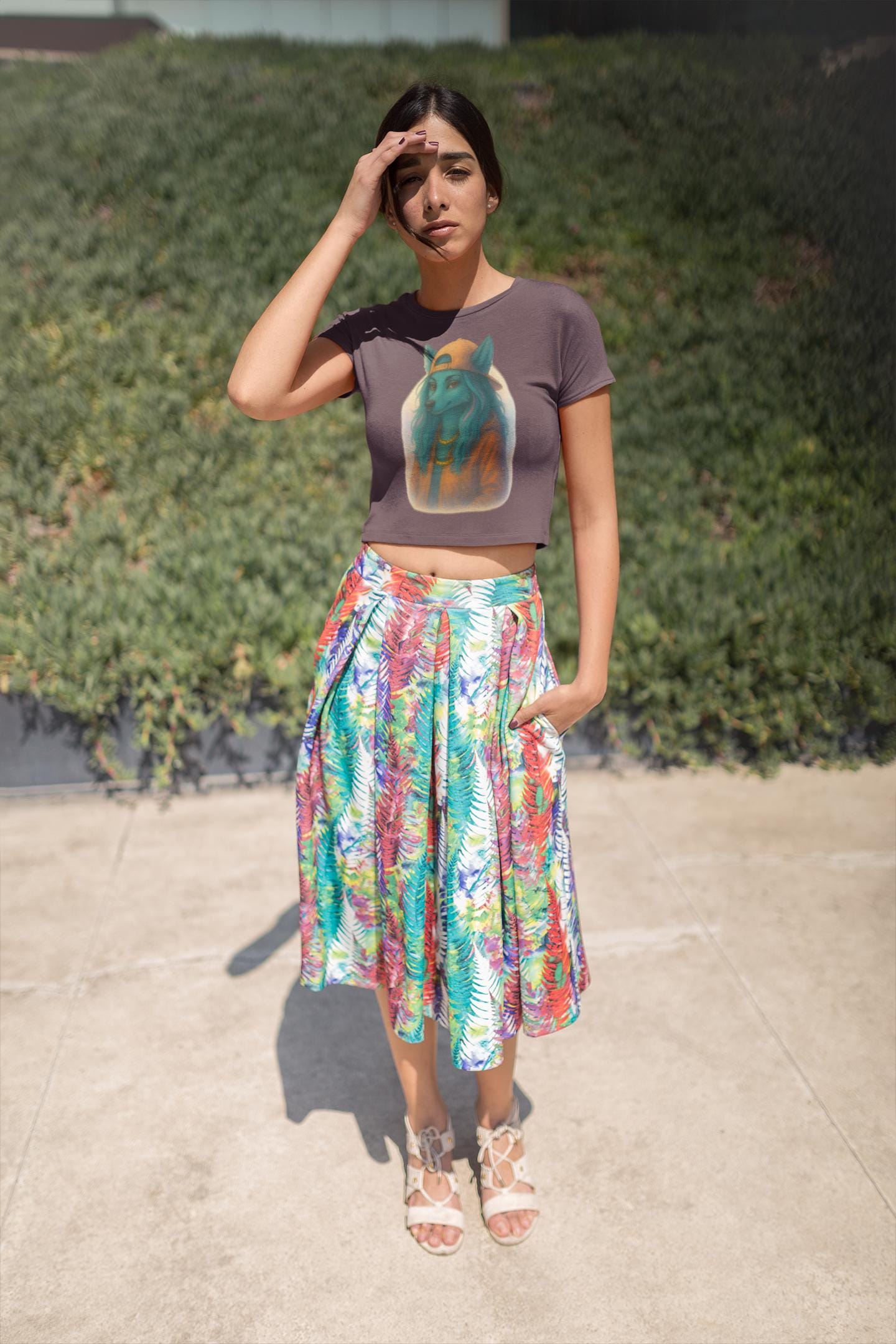 Emotional Urban Wolf Illustrated Tee - Bella Canvas 3001, Streetwear with Purpose, Gift for Strong Women, Fashion with Meaning, Feminine