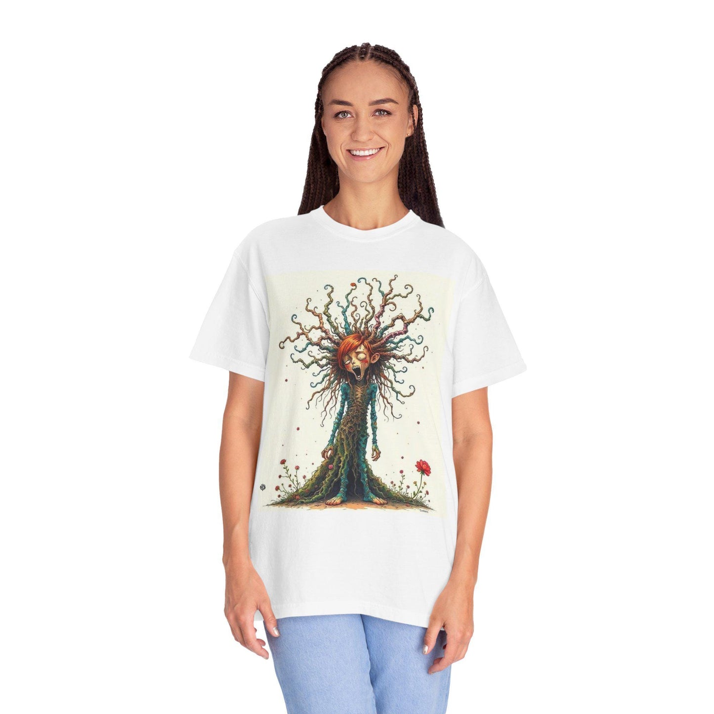 Summer Vibes Unisex Garment-Dyed T-shirt, Spanish Beach Tee, Vacation Apparel, Sunny Days Shirt, Music Festival Top