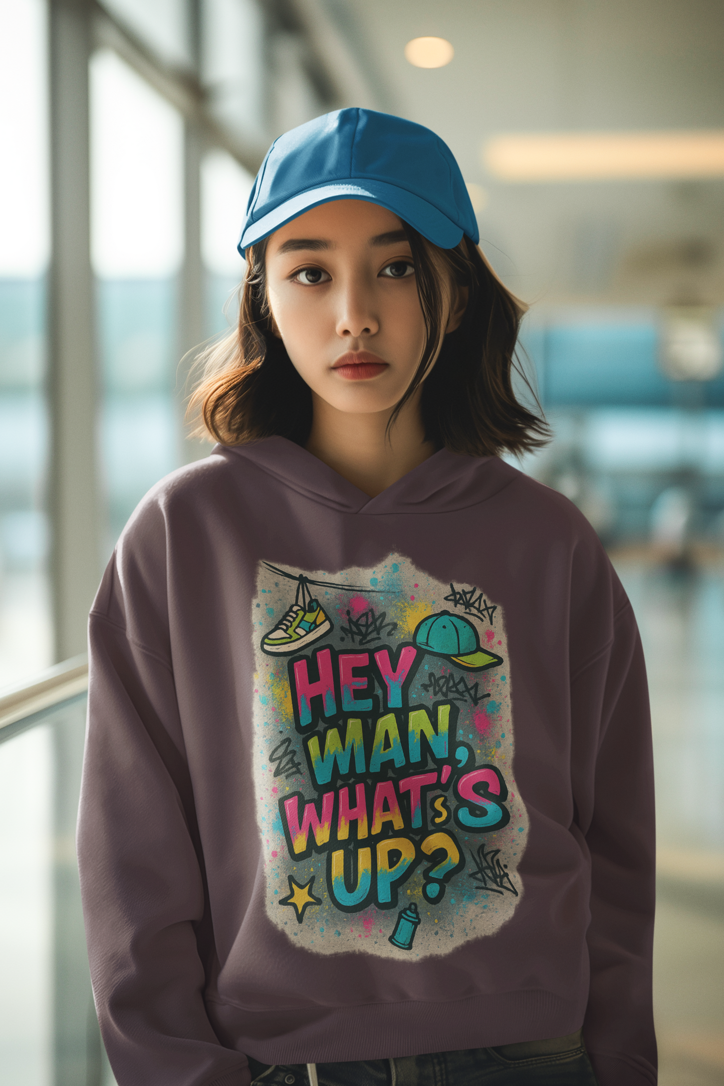 Graffiti Unisex Hoodie with DiseConSentido Design