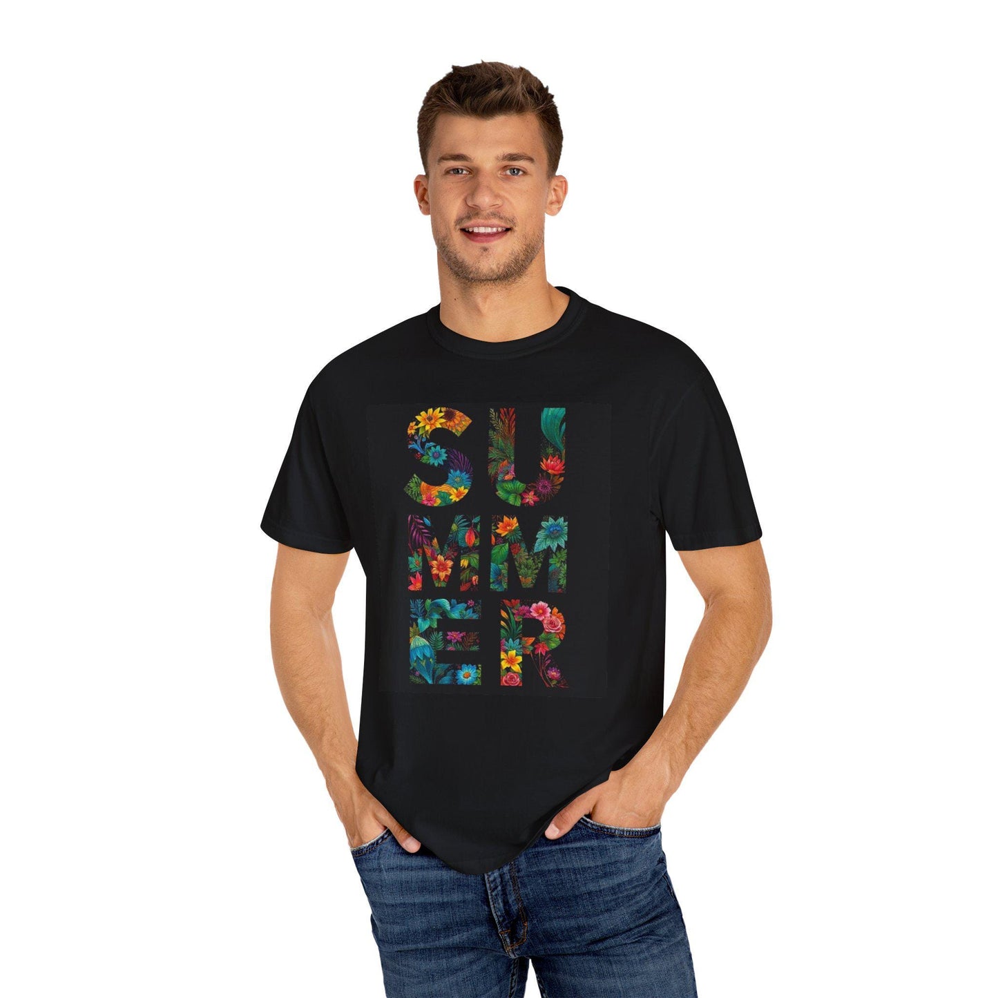 Summer Camiseta Unisex Garment-Dyed T-shirt, Ropa de Verano, Lightweight Tee, Beach Wear, Graphic Tshirt, Spanish Shirt