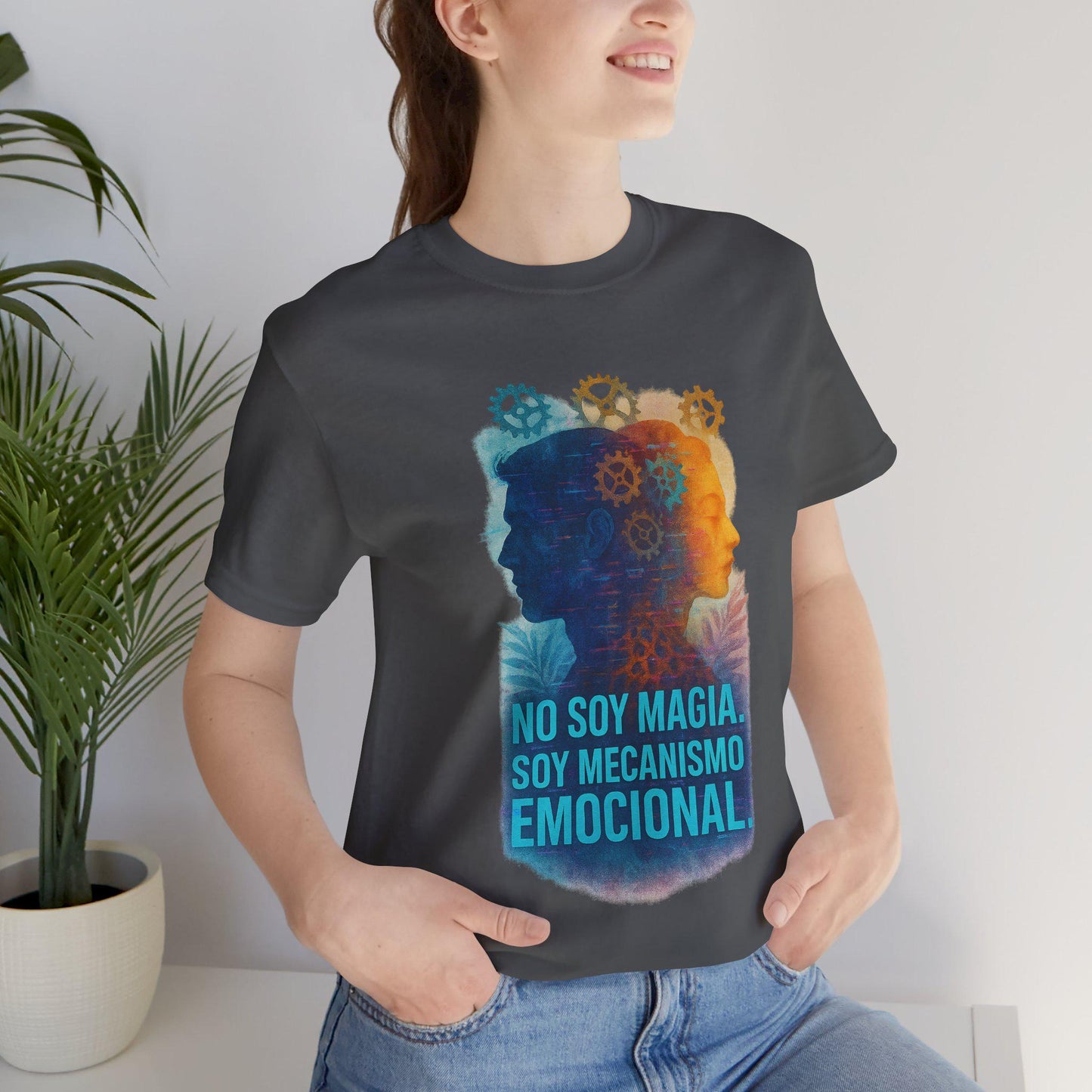Steampunk Glitch Unisex Tee - Philosophical Urban Emotional Shirt, Surrealist Design, Gift for Thinkers, Wearable Art
