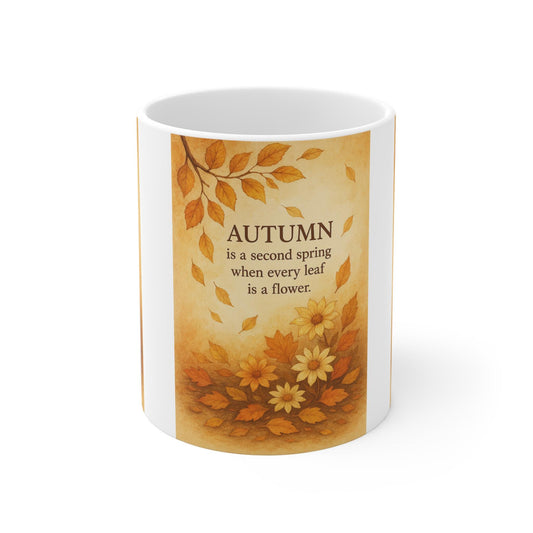 Autumn Mugs, Coffee Cup, Fall Tea Mug, Seasonal Drinkware, October Kitchen Decor