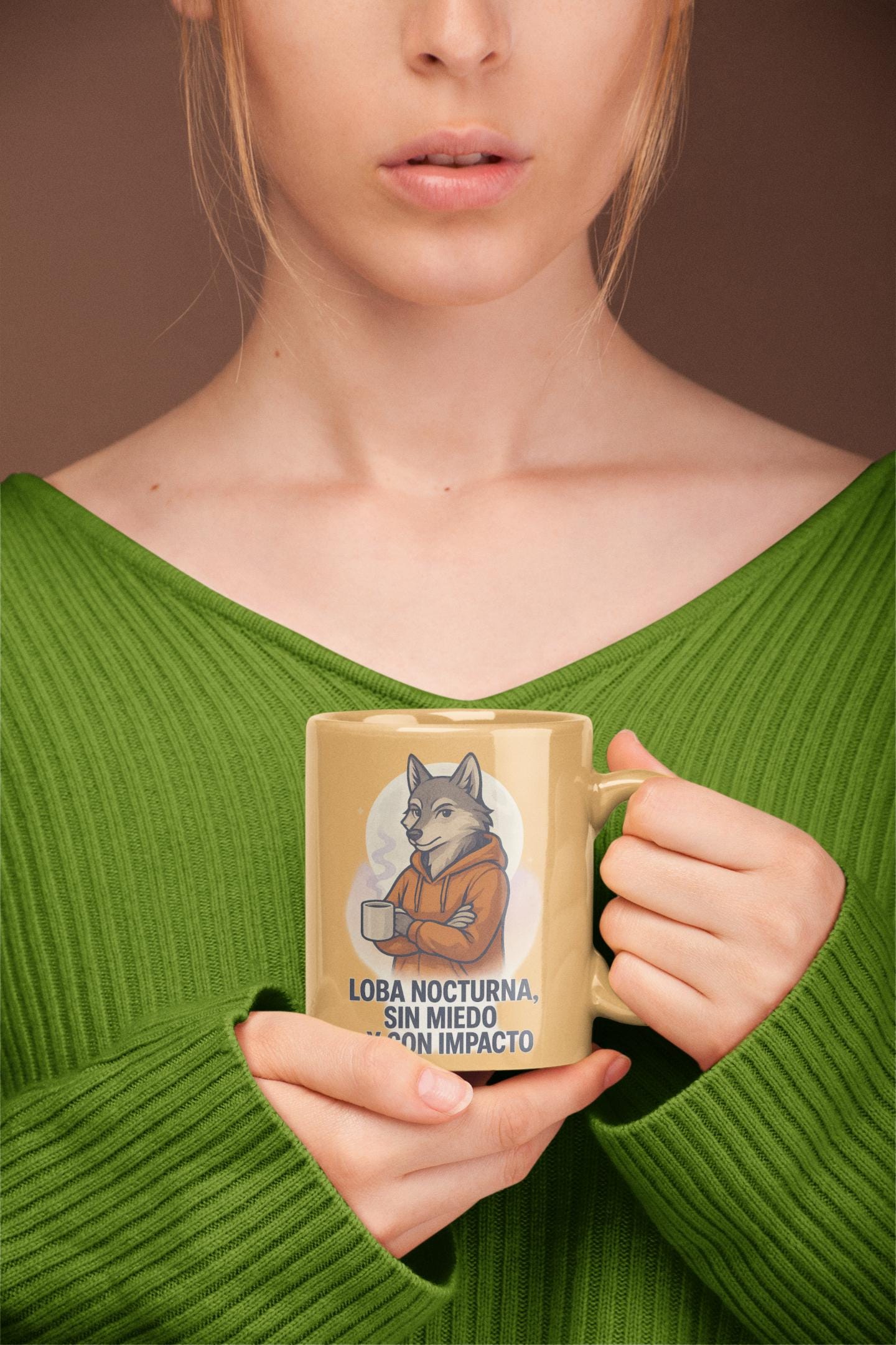 Metallic Mug, Loba Nocturna Urban Design | Silver