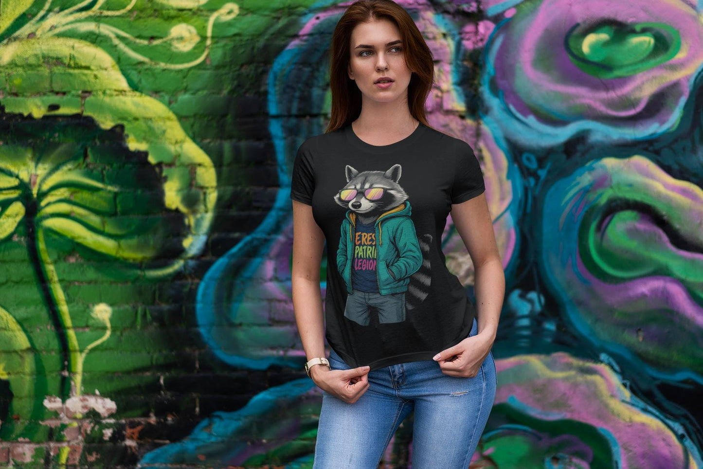 Cool Cat Graphic Tee - Perfect for Casual Outings, Gifts for Cat Lovers, Birthday Shirts, Graphic T-Shirts, Unique Animal Apparel