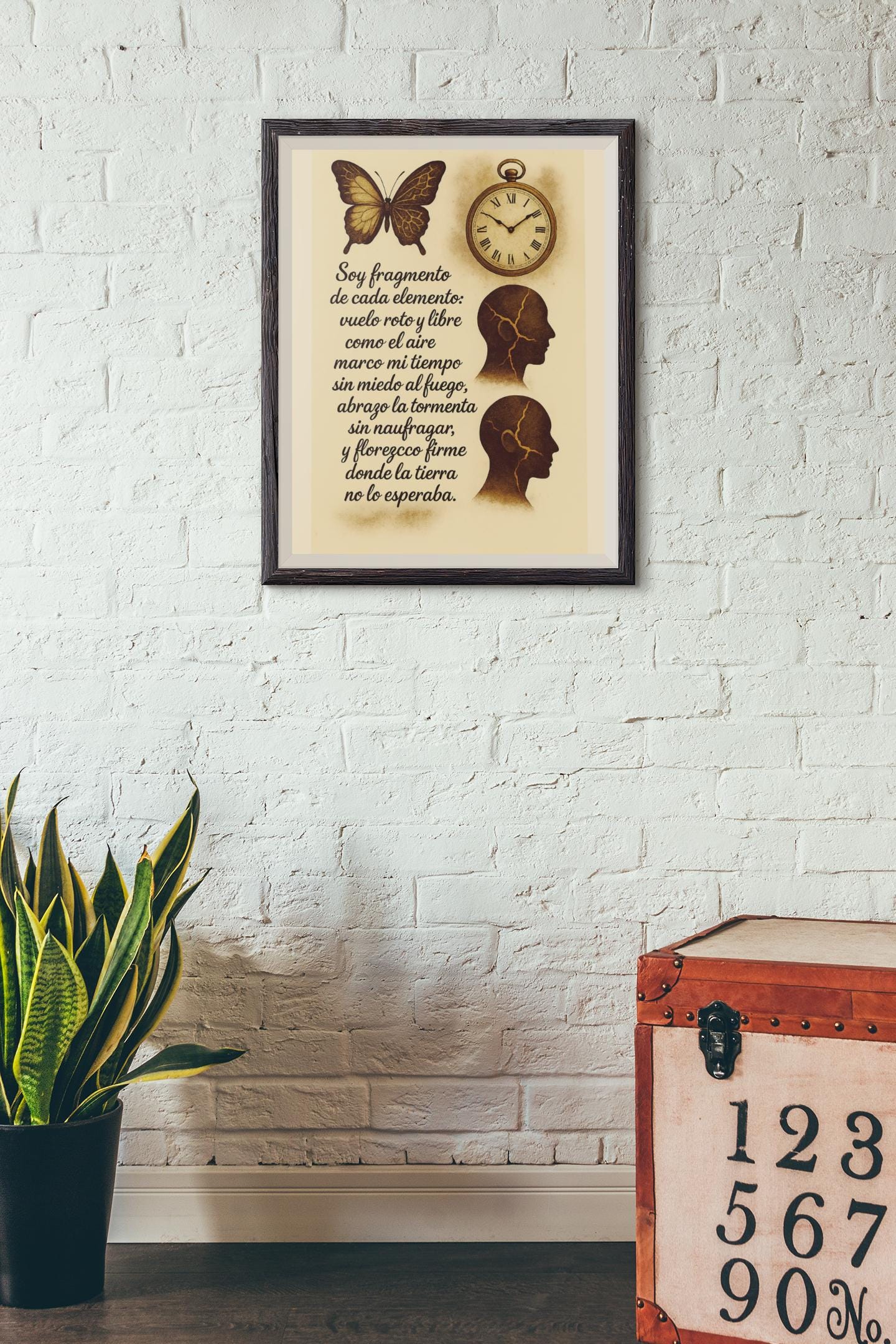 Wait or Be Eaten – Trading Psychology Poster | Digital Wall Art for Forex Traders & Funded Account Mindset