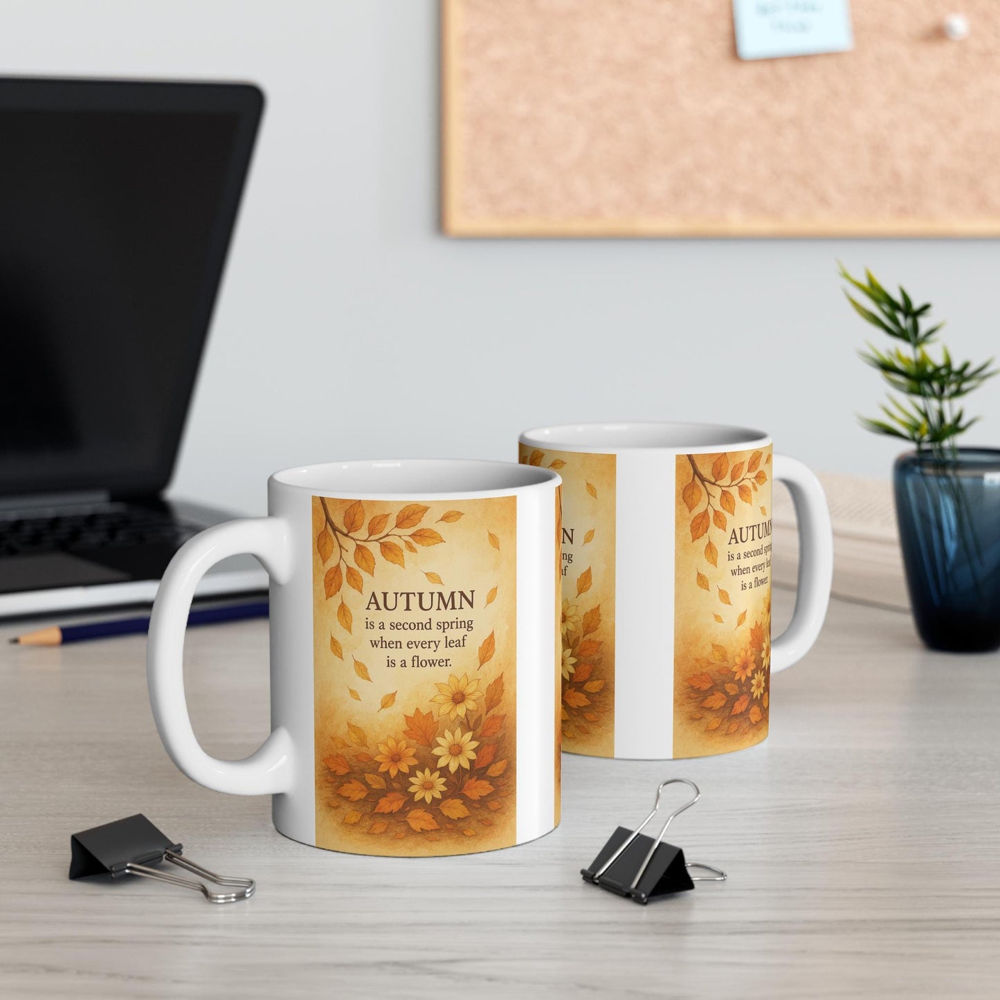 Autumn Mugs, Coffee Cup, Fall Tea Mug, Seasonal Drinkware, October Kitchen Decor