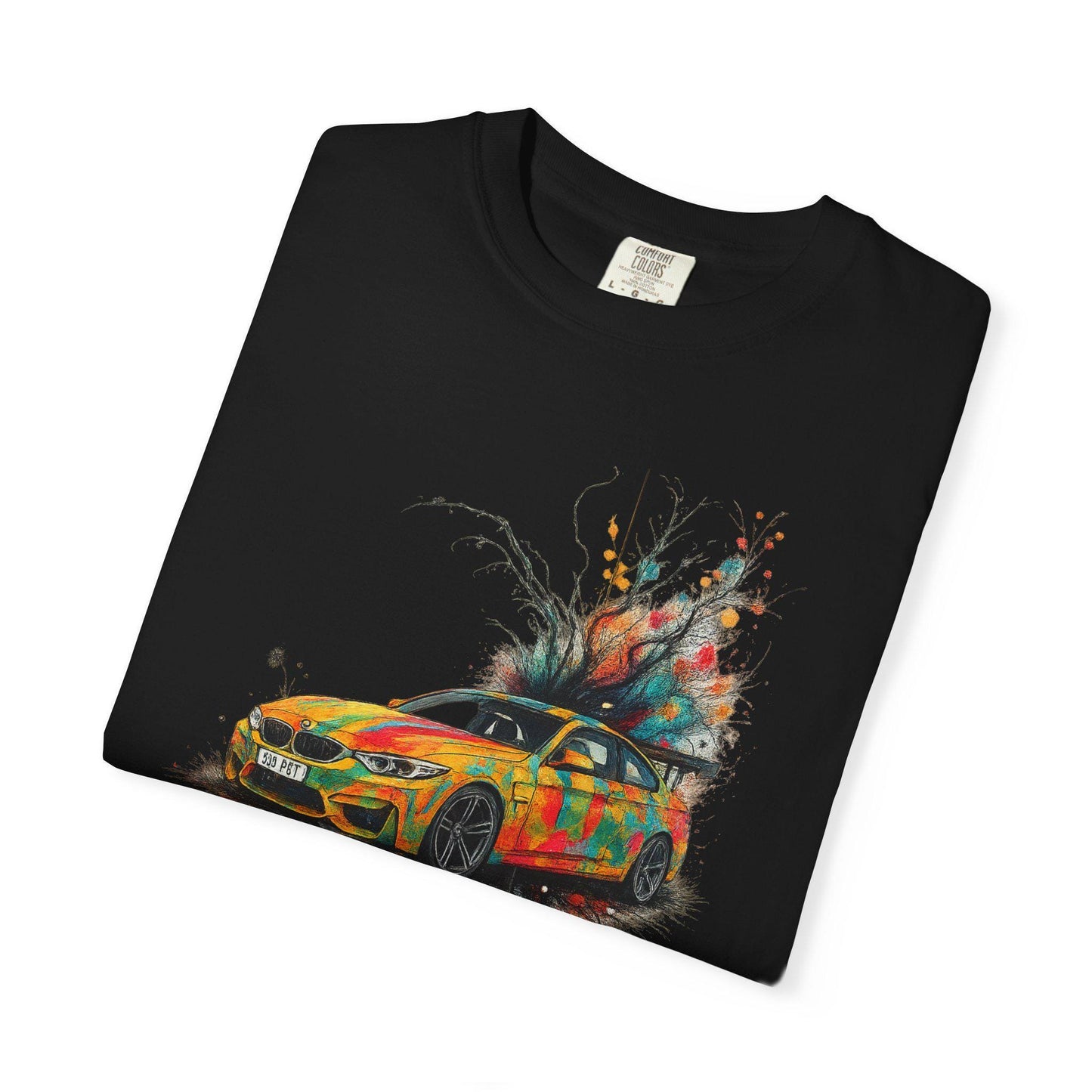 BMW Vibrant Branches T-shirt, Car Enthusiast Gift, Streetwear Artistic Tee, Festival Shirt, Urban Art Apparel