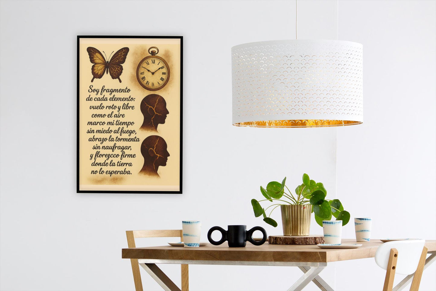 Wait or Be Eaten – Trading Psychology Poster | Digital Wall Art for Forex Traders & Funded Account Mindset