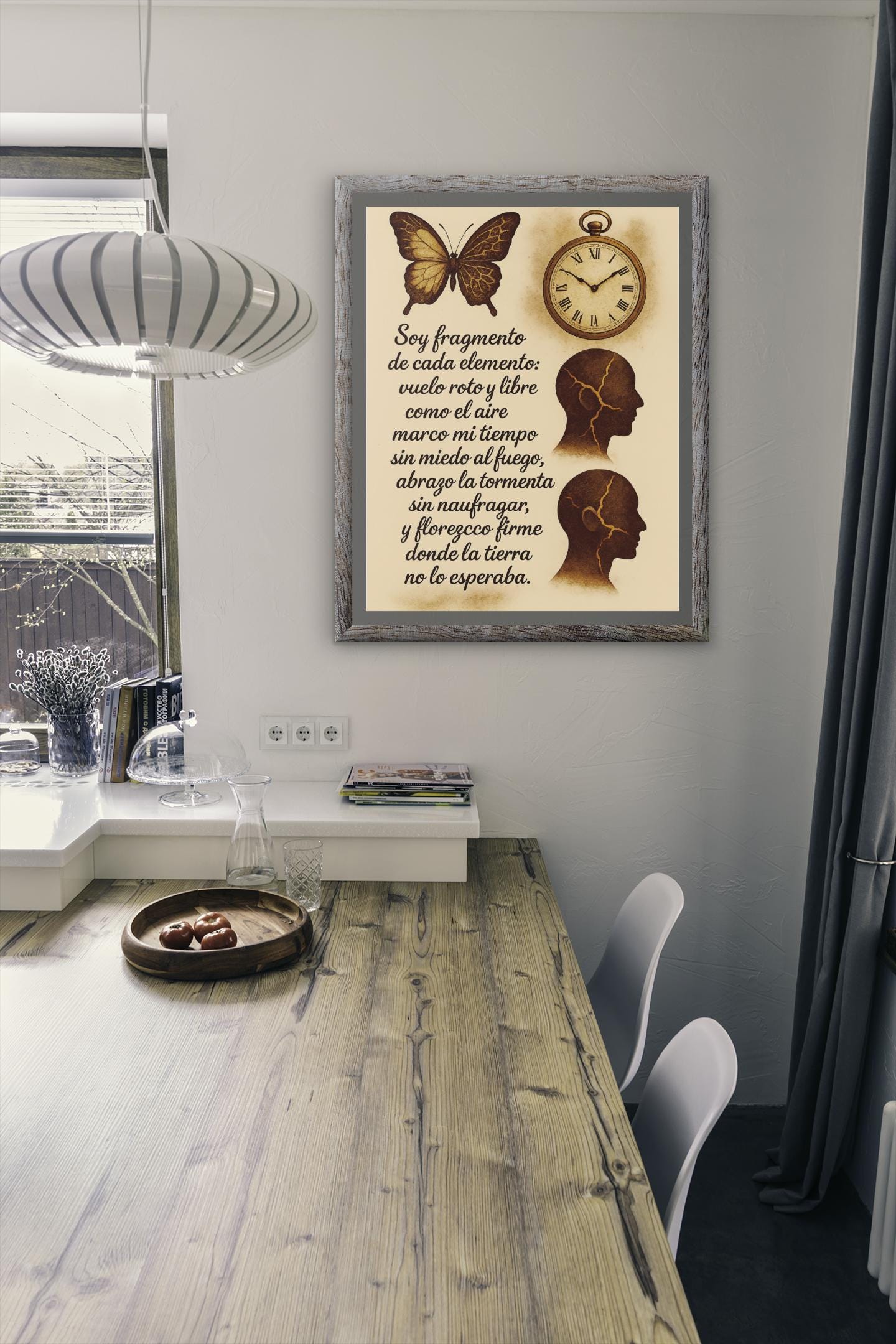 Wait or Be Eaten – Trading Psychology Poster | Digital Wall Art for Forex Traders & Funded Account Mindset
