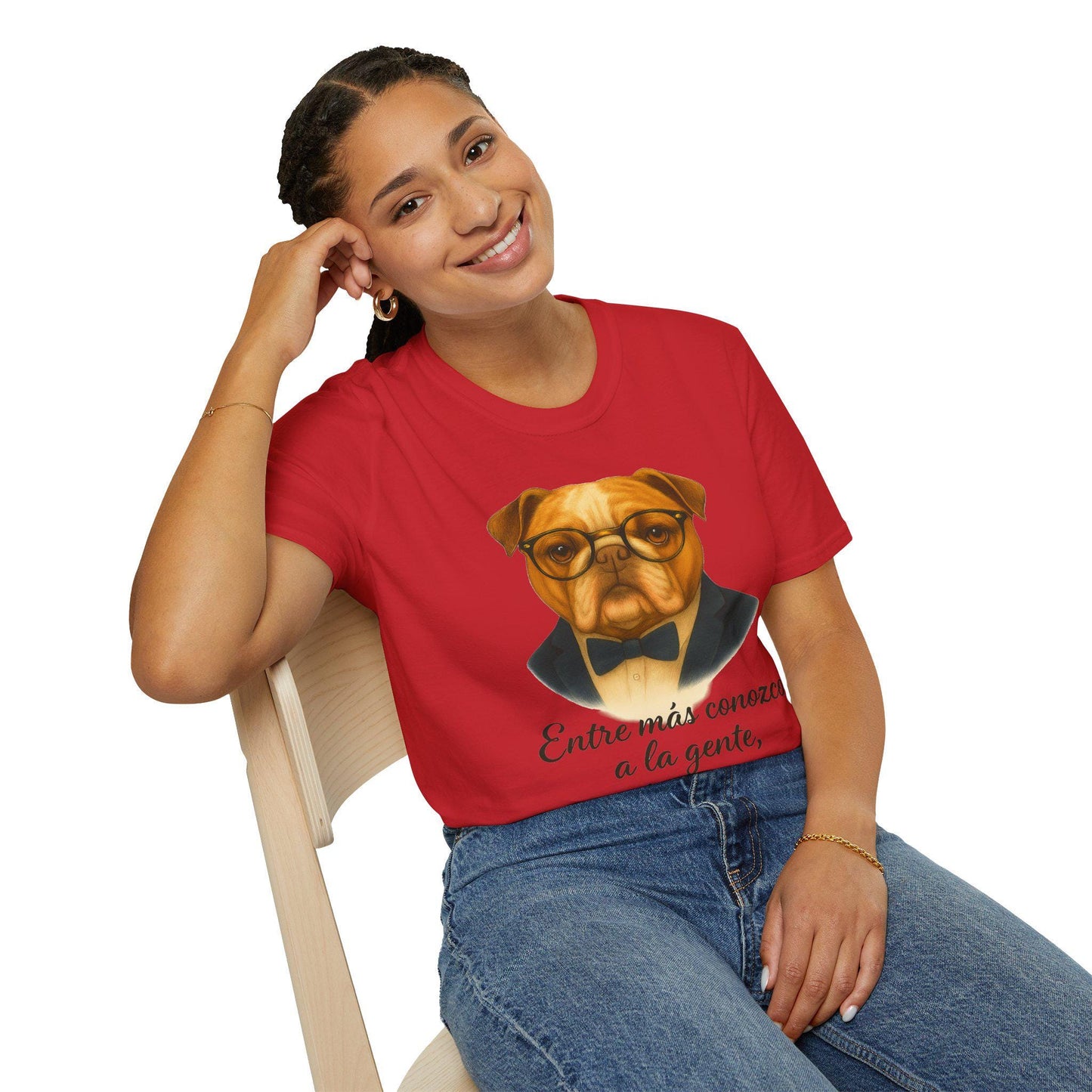 Cute Dog Lover T-Shirt, Funny Pet Gift, Unisex Graphic Tee, Dog Mom/Dad Shirt, Ideal for Birthdays, Pet Celebrations