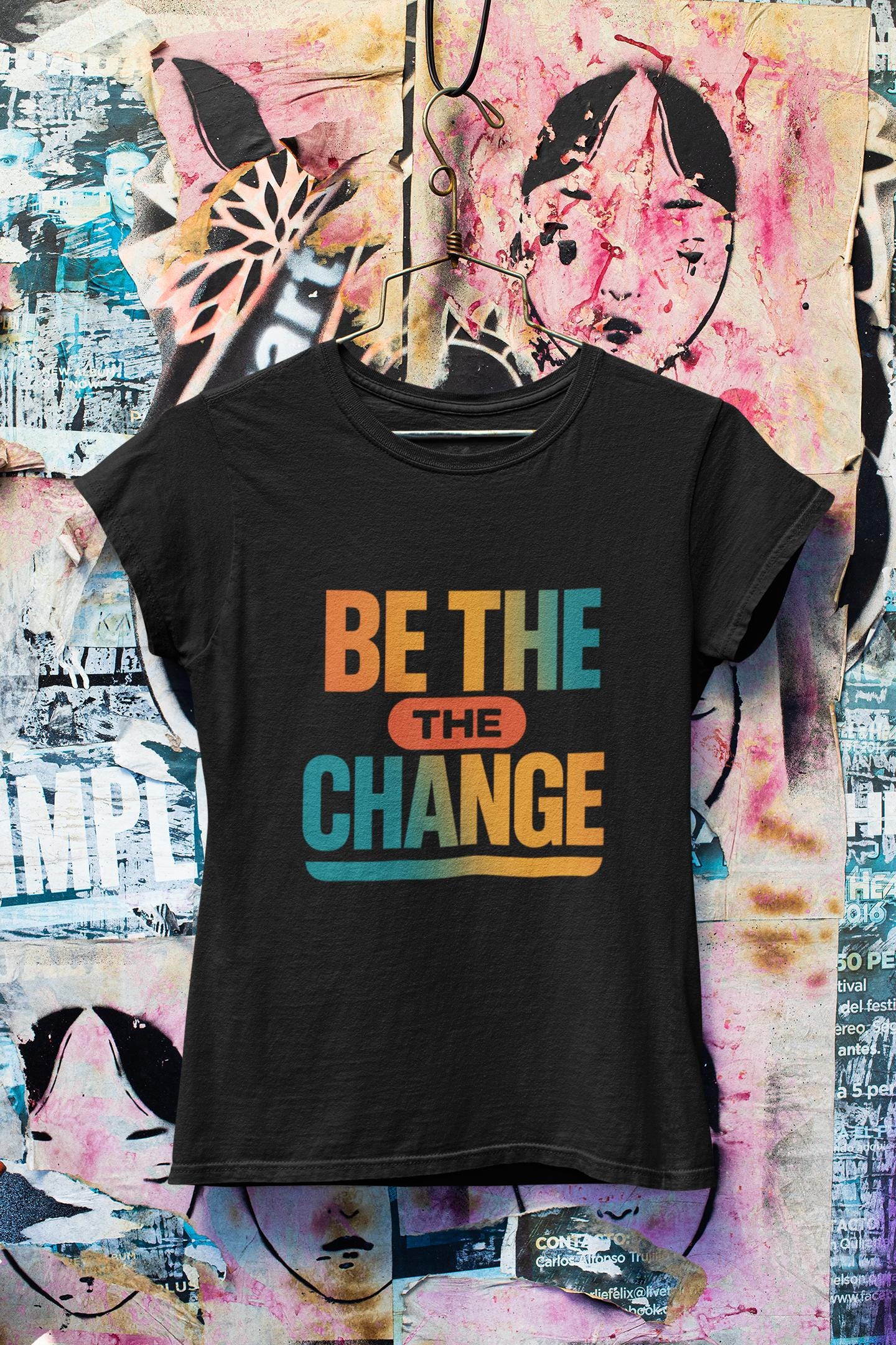 Empowerment Tee, Be the Change Shirt, Activist Unisex Top, Peace Day Gift, Earth Day Present, Inspirational Graphic Tee