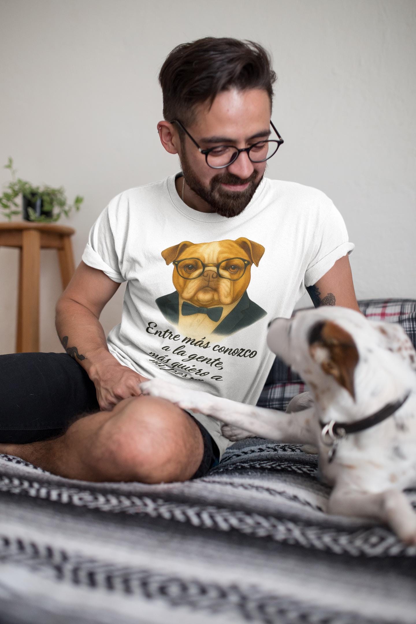 Cute Dog Lover T-Shirt, Funny Pet Gift, Unisex Graphic Tee, Dog Mom/Dad Shirt, Ideal for Birthdays, Pet Celebrations