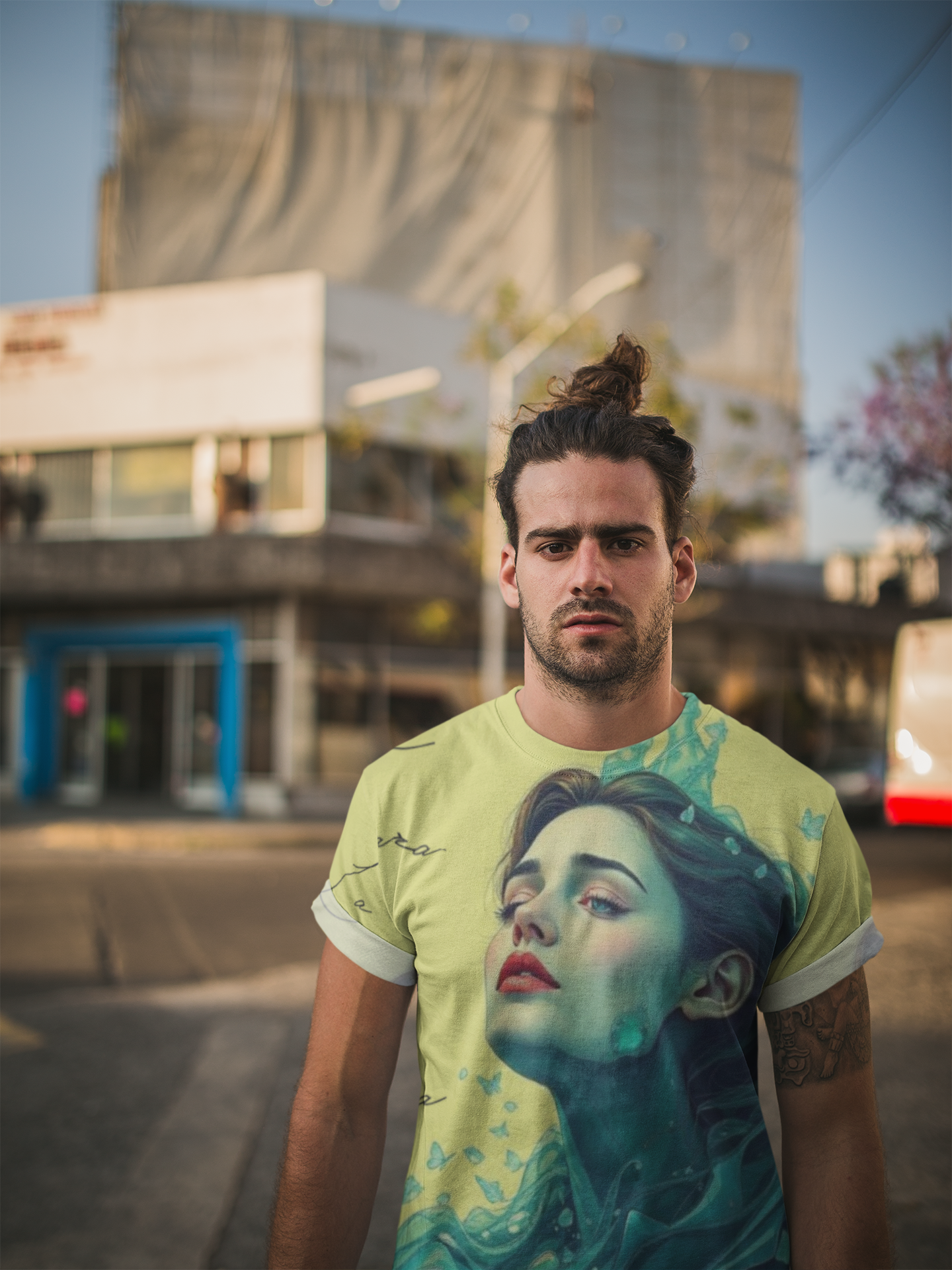 Unisex All Over Print Cut & Sew T-Shirt – Camiseta Unisex de Corte y Costura con Estampado Completo