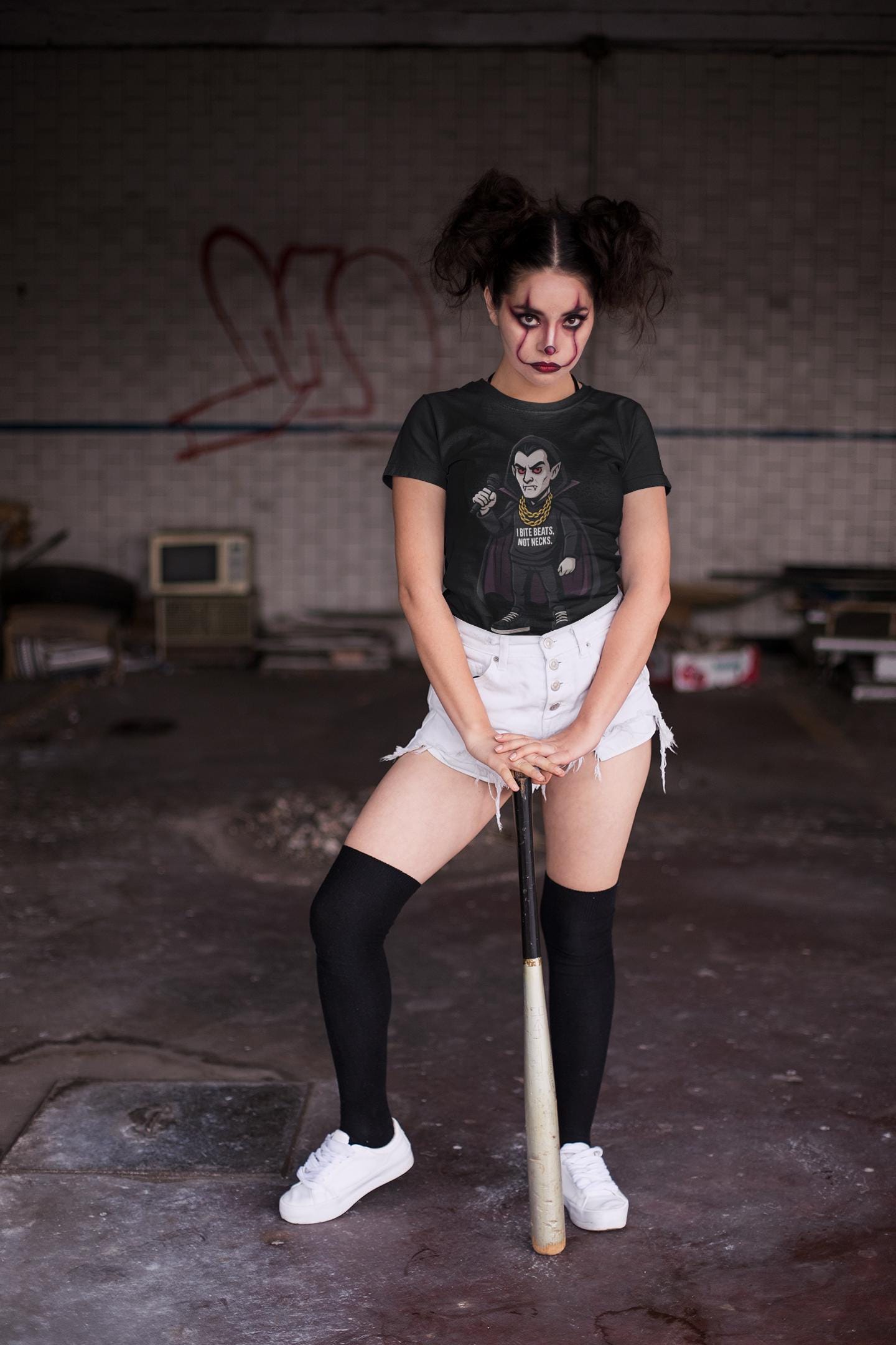 Vampire Trap King T-Shirt, Count Dracula Tee, Halloween Music Festival Shirt, Unisex Cotton Top