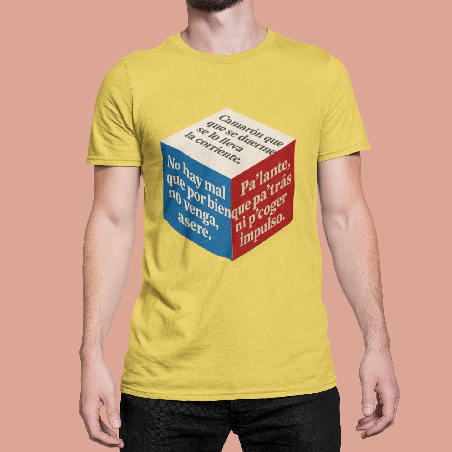 Cuban Flag 3D Cube Unisex T-Shirt - Caribbean Style, Latin Humor, Cultural Pride - Popular Phrases, Graphic Tee Shirt, Vacation Apparel,