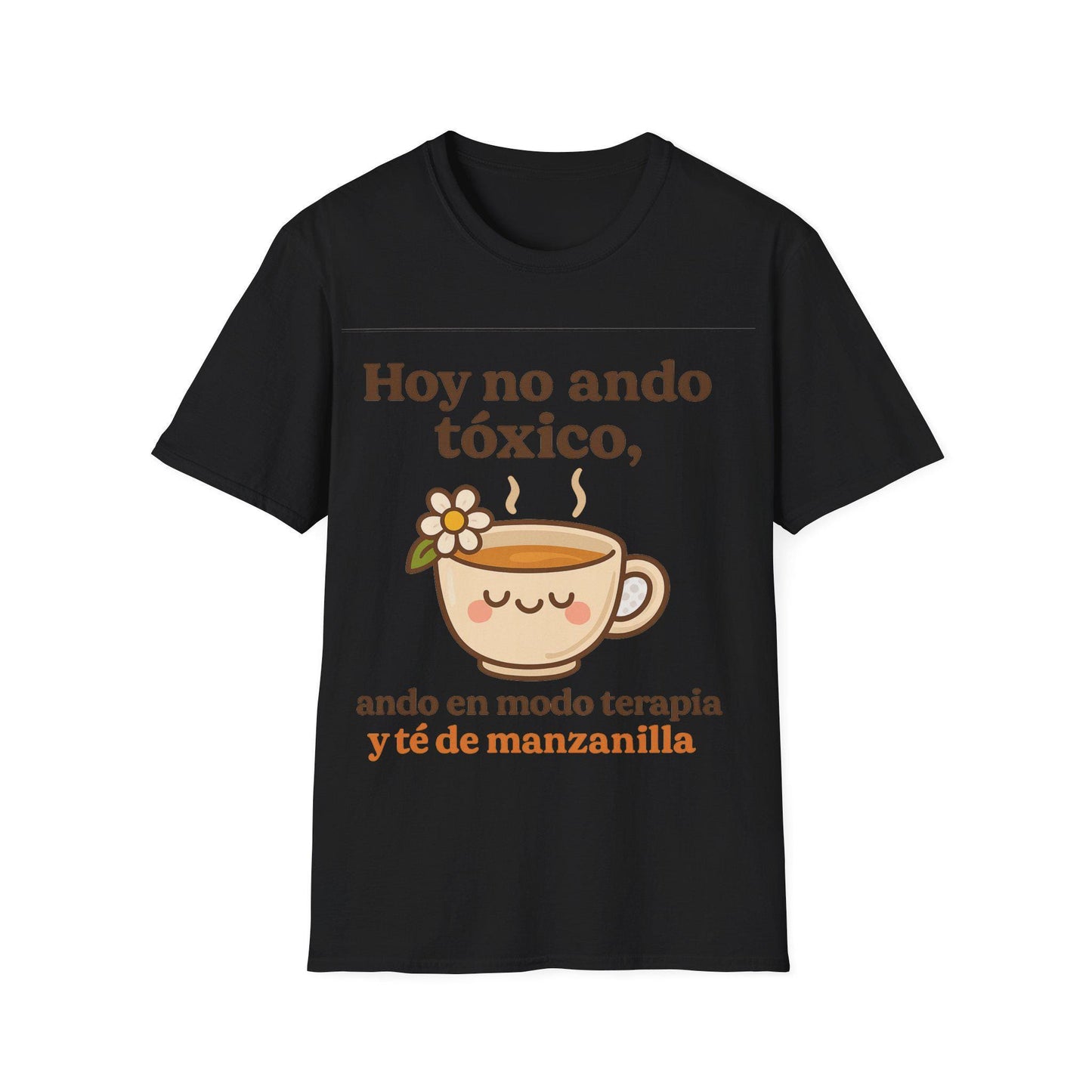 Funny Mental Health Shirt, Therapy & Chamomile Mode,  Self-Care Humor Tee for Women