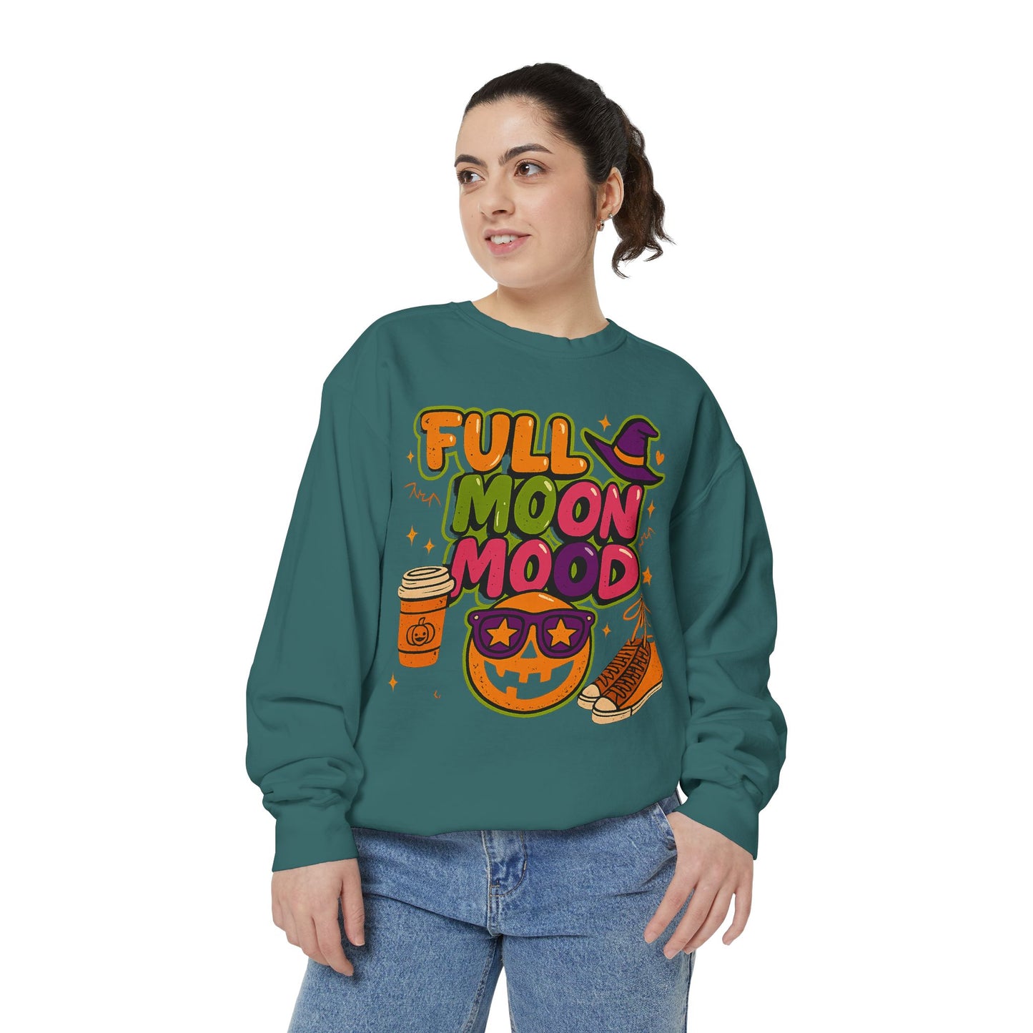 Full Moon Mood Sweatshirt - Halloween Unisex Apparel