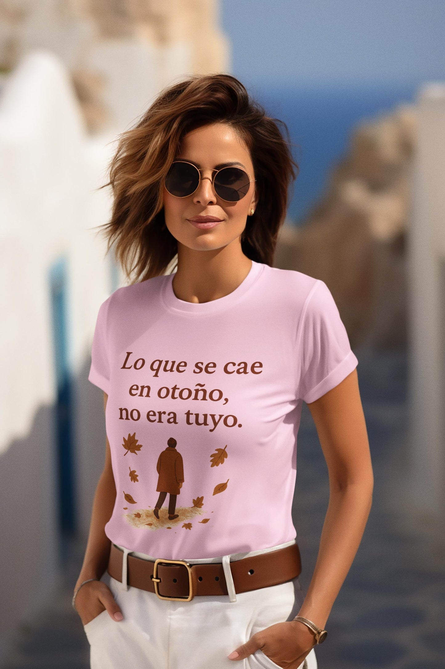 Autumn Vibes Unisex Tee, Fall Leaves Graphic Tee, Growth Reminder Shirt, Seasonal Gift Shirt, Spanish Quote Tee, Sizes S-5XL