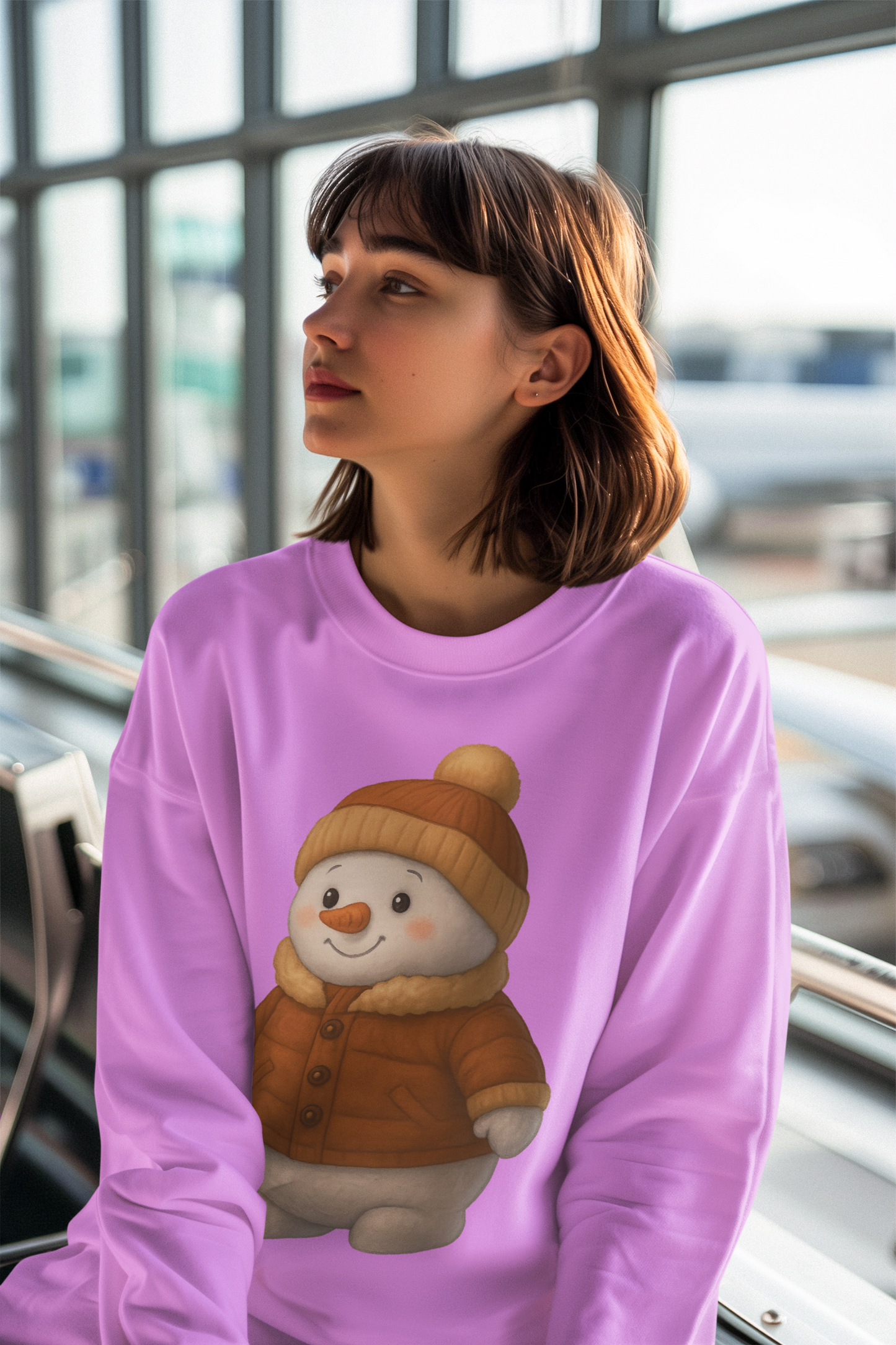 Cozy Snowman Sweatshirt