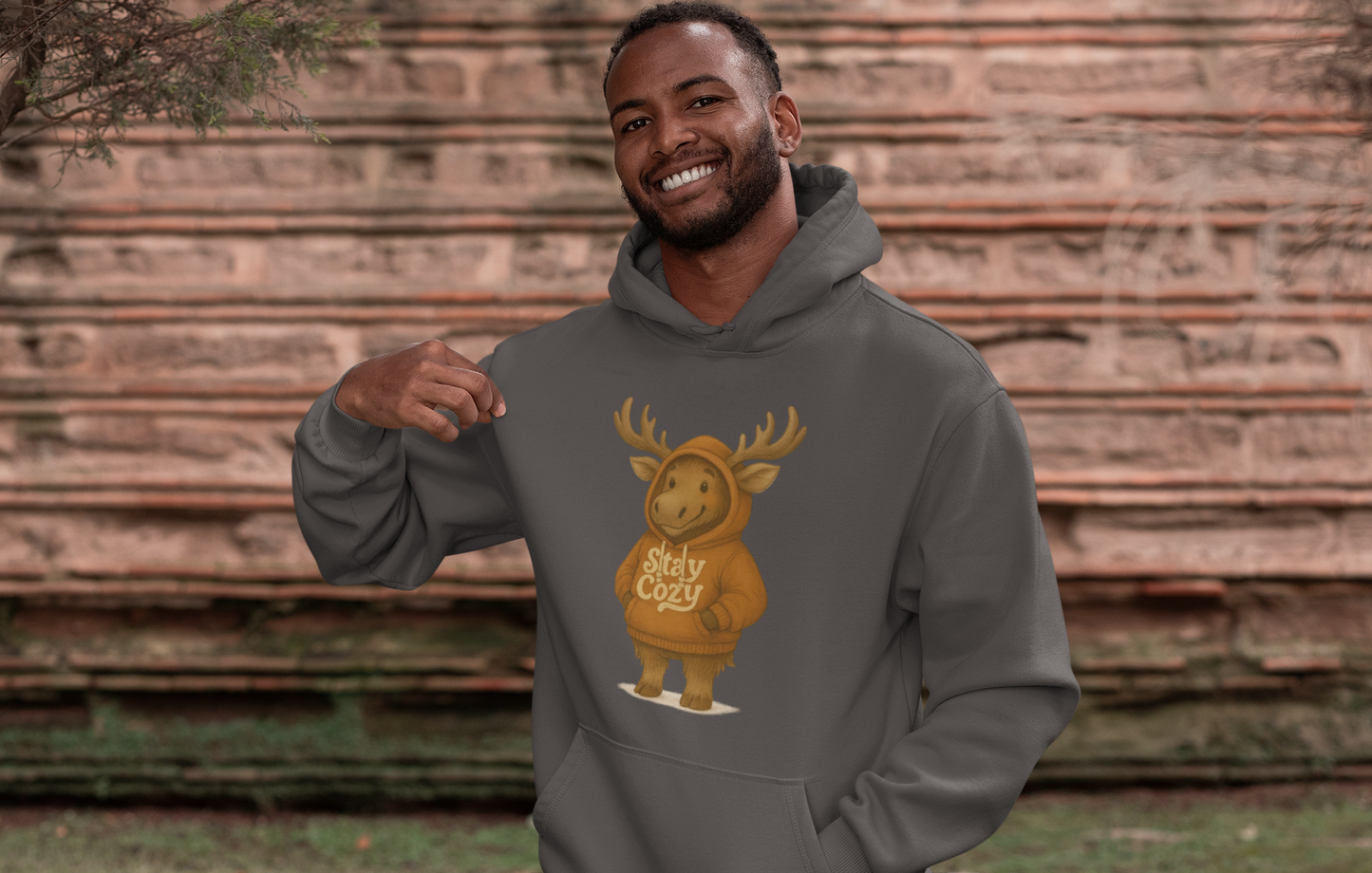 Cozy Moose Hoodie