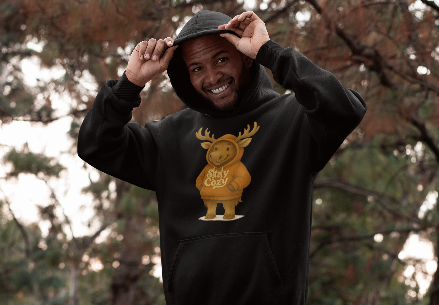 Cozy Moose Hoodie