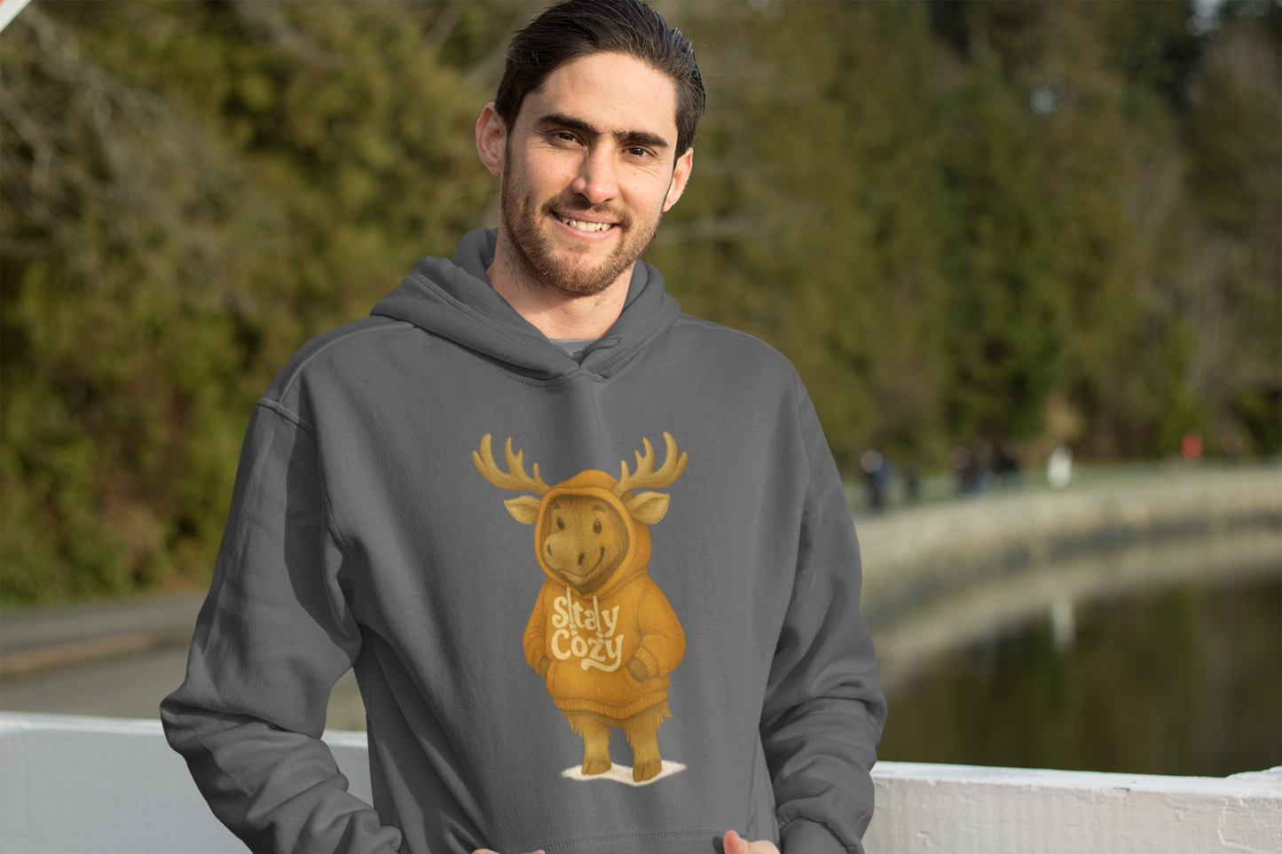 Cozy Moose Hoodie