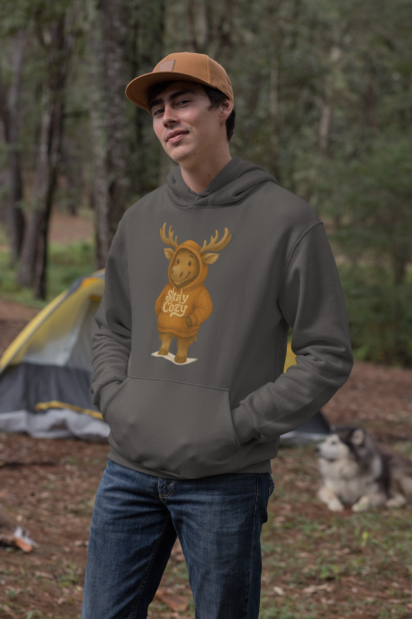 Cozy Moose Hoodie