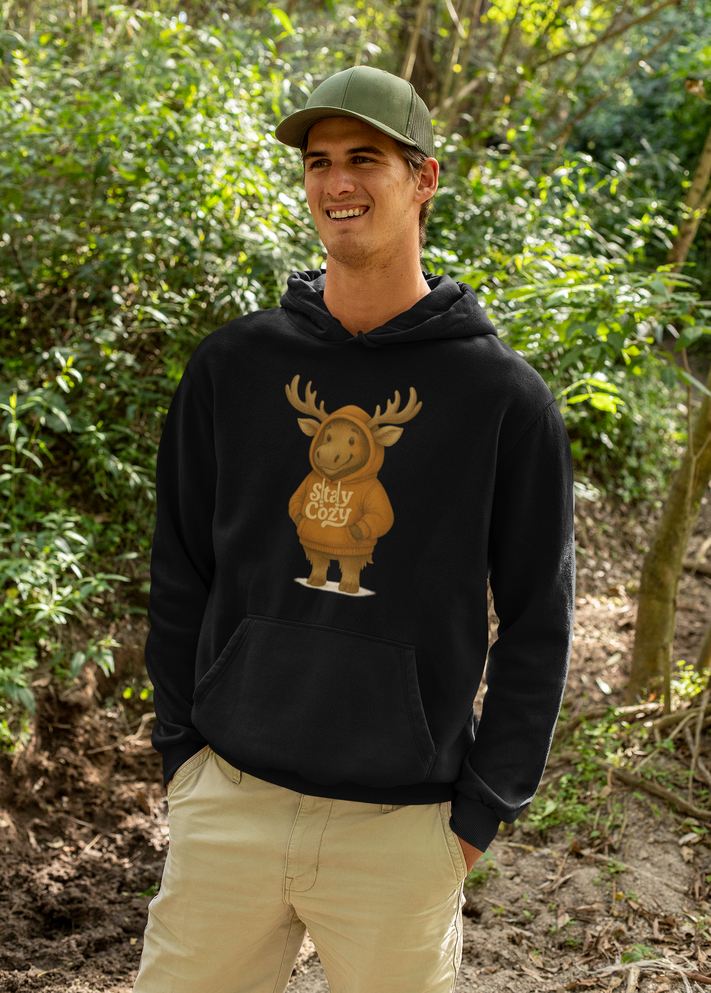 Cozy Moose Hoodie