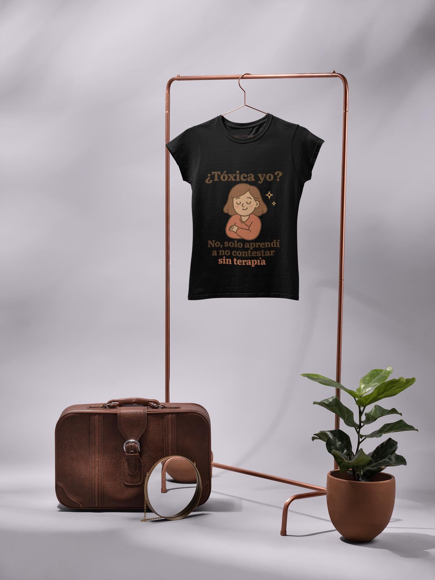 Funny Mental Health Shirt , Not Toxic, Just in Therapy,  Self-Aware Sarcastic Tee for Women