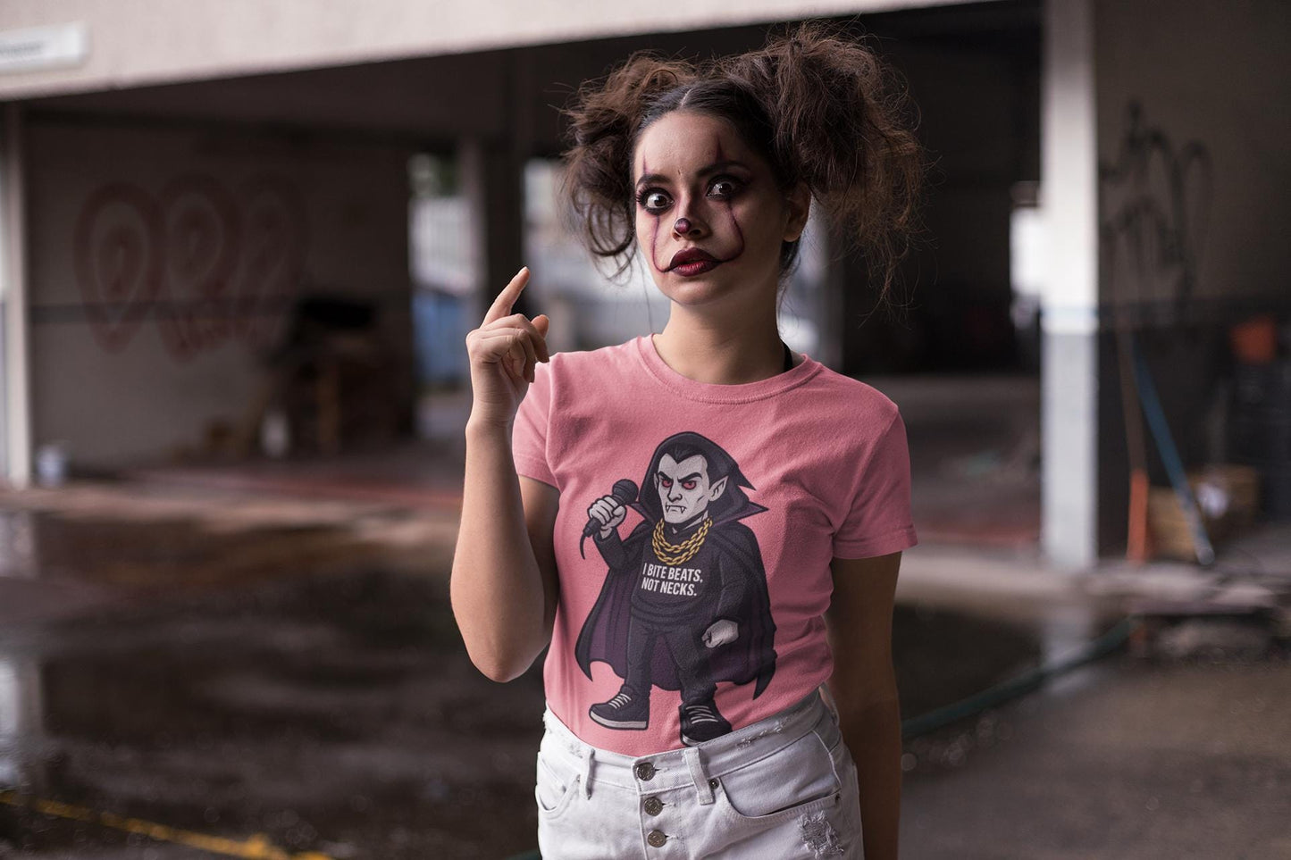 Vampire Trap King T-Shirt, Count Dracula Tee, Halloween Music Festival Shirt, Unisex Cotton Top
