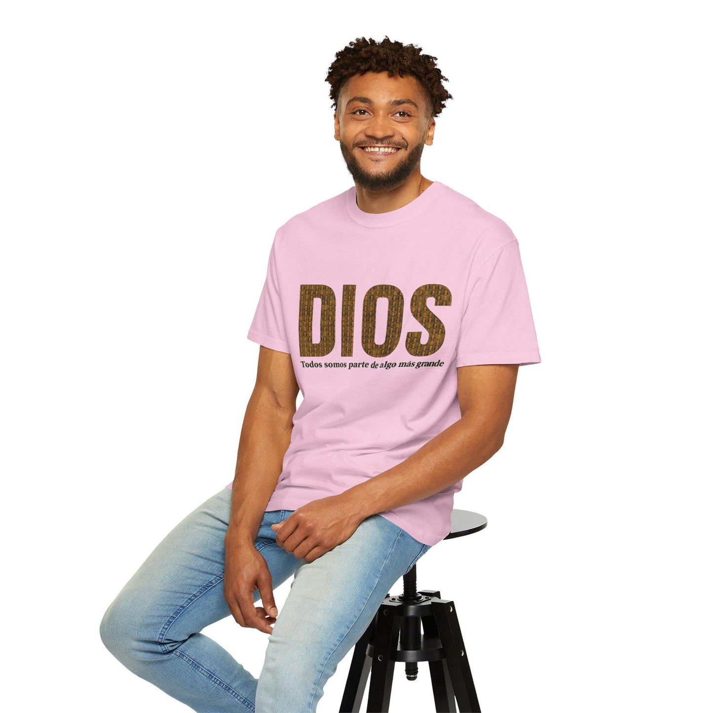 Spiritual Message Unisex T-shirt, Purposeful Clothing, Religious Tee, Photomosaic Art, Faces of Humanity Shirt, Inclusive Apparel