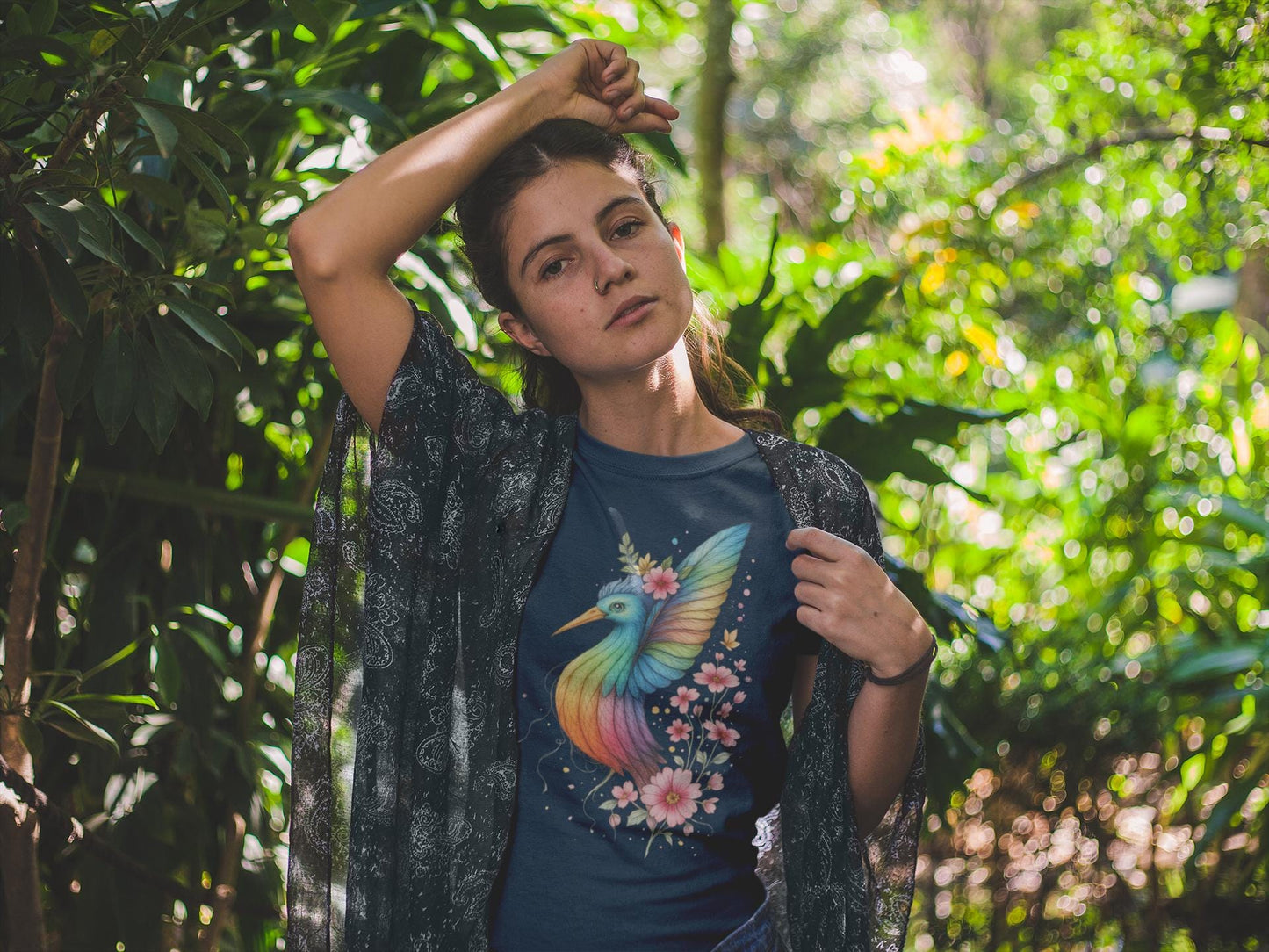 Emotional Art Graphic T-shirt, Subtle Aesthetic Design, Perfect for Creatives, Designers, Chaos is Color, Unisex Tee, Stickers, Posters