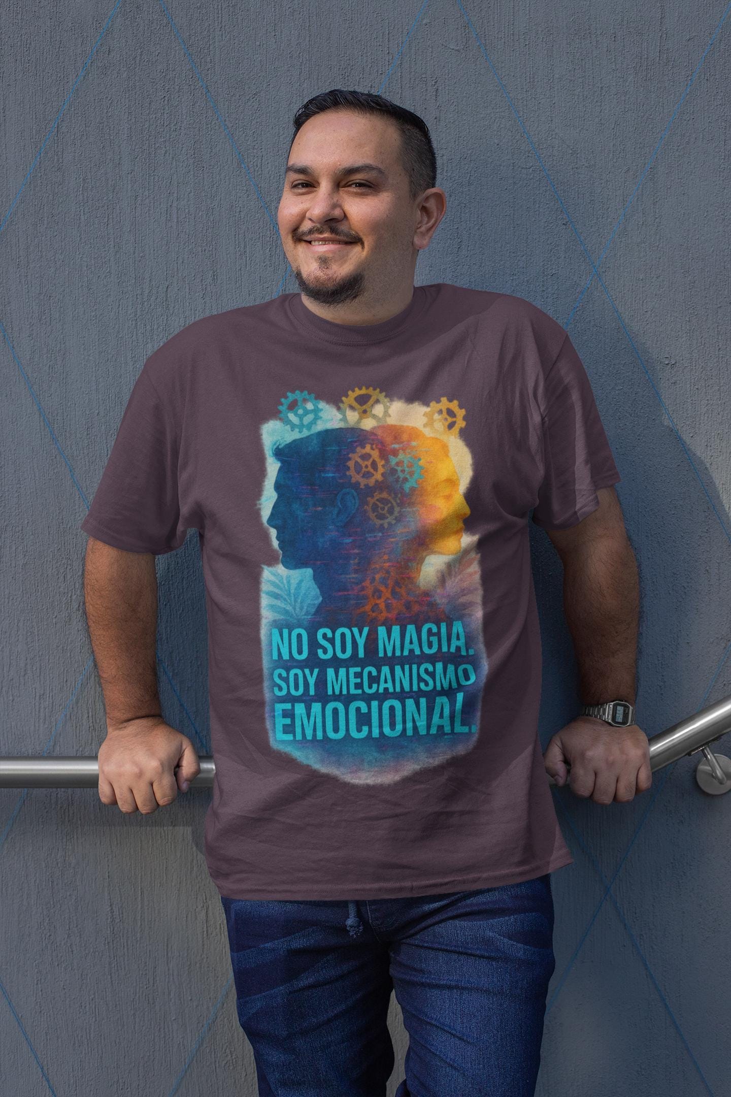 Steampunk Glitch Unisex Tee - Philosophical Urban Emotional Shirt, Surrealist Design, Gift for Thinkers, Wearable Art