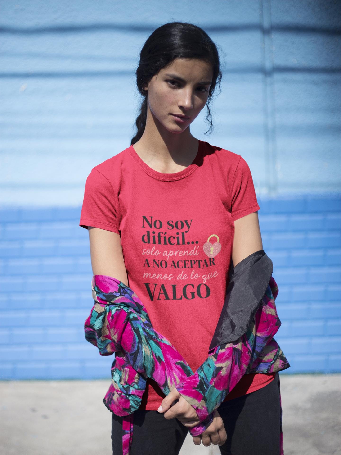Self-Love T-Shirt - No Soy Difícil - Humor Autoestima Design, Unisex Tee, Positive Quote, Empowerment Shirt, Funny Graphic Tee, Spanish