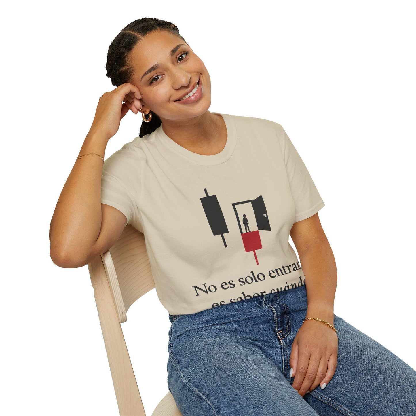 Unisex T-Shirt, Spanish Quote Design, Market Psychology Philosophy, Fits DiseConSentido, Gift Idea Tee Top Shirt, Graphic Tee Shirt