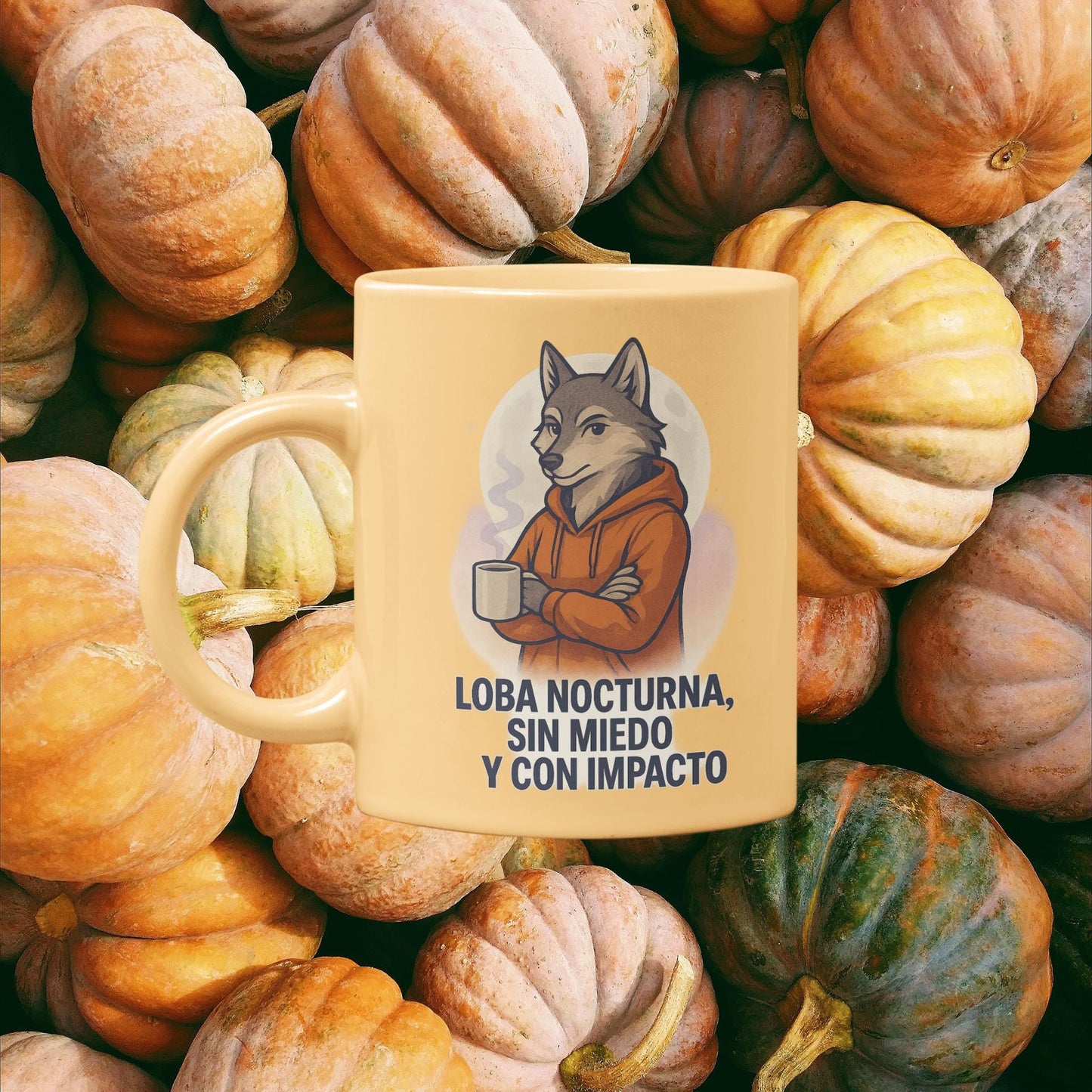 Metallic Mug, Loba Nocturna Urban Design | Silver