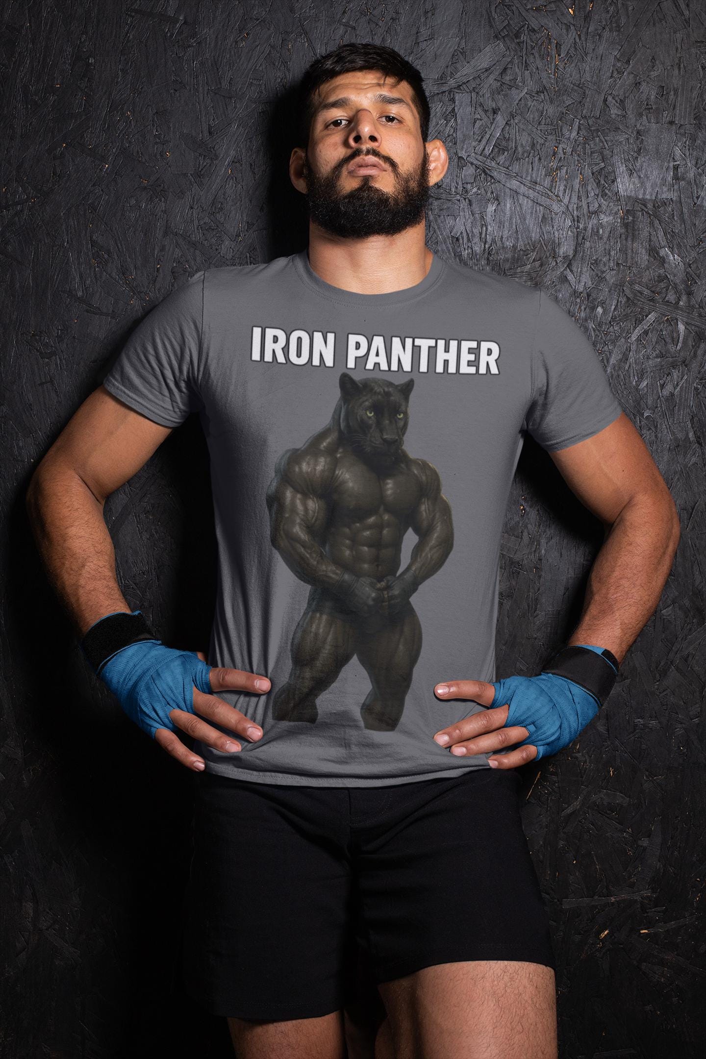 Iron Panther Unisex T-shirt - Bold Graphic Tee, Strength Resilience Style, Gym Lover Streetwear, Premium Comfort Colors, Unique Gift, US