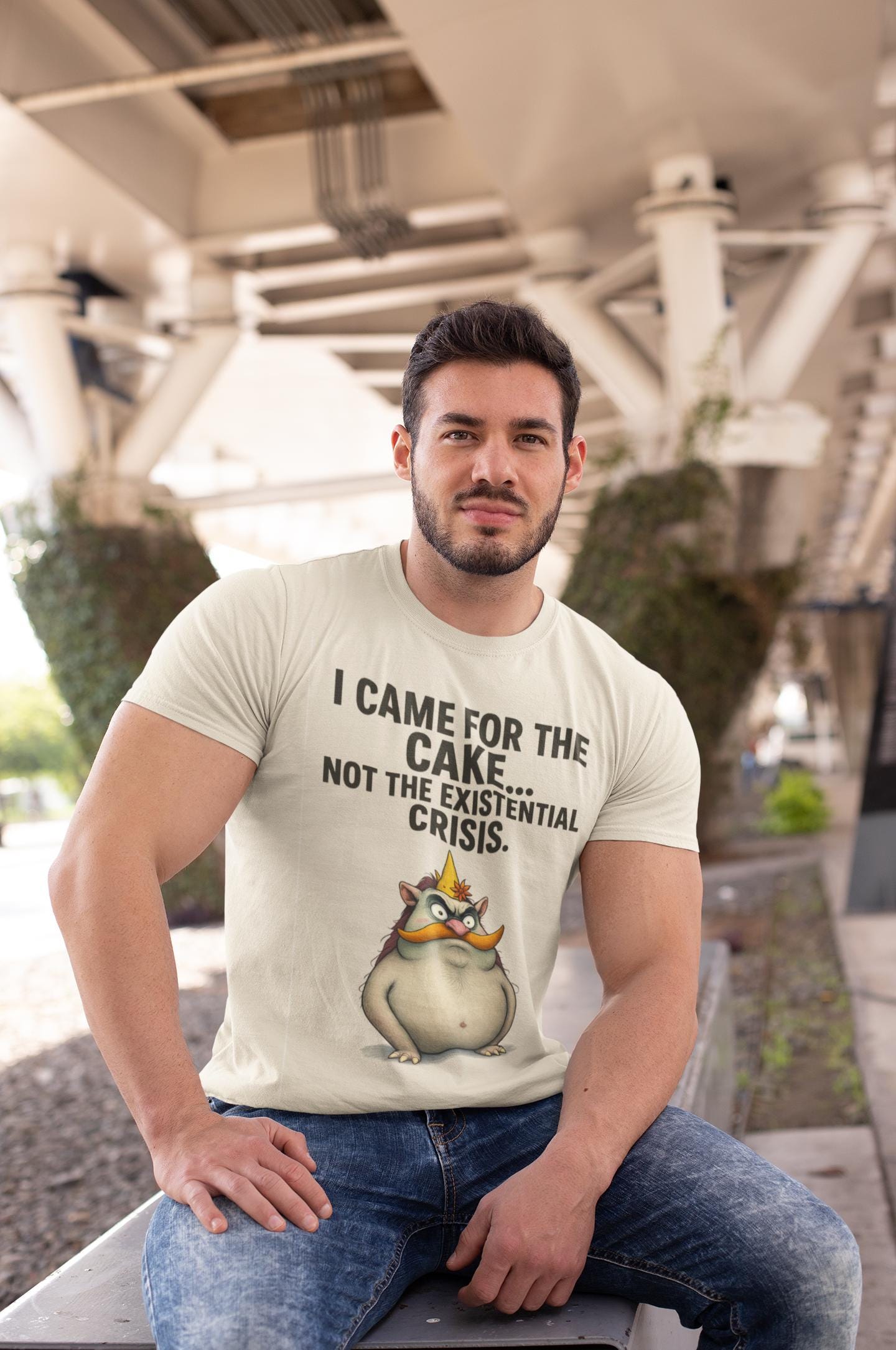 Sarcastic Cake Lover T-shirt, Tee, Shirt, Funny Gift, Unisex Top, Humorous Apparel