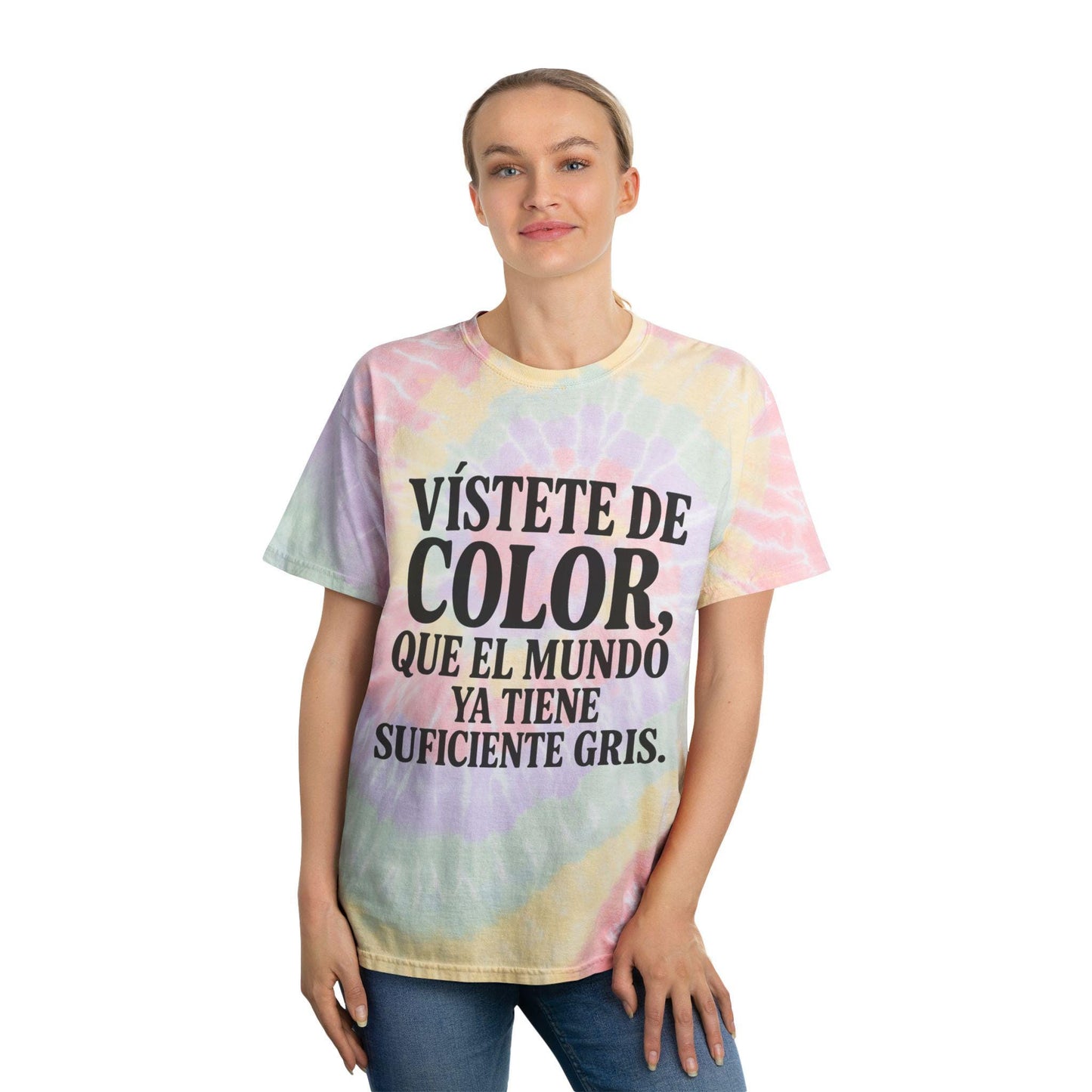 Spiral Tie-Dye Tee - Vístete de Color | Festival Shirt, Summer Outfit, Artistic Gift, Vibrant Boho Fashion