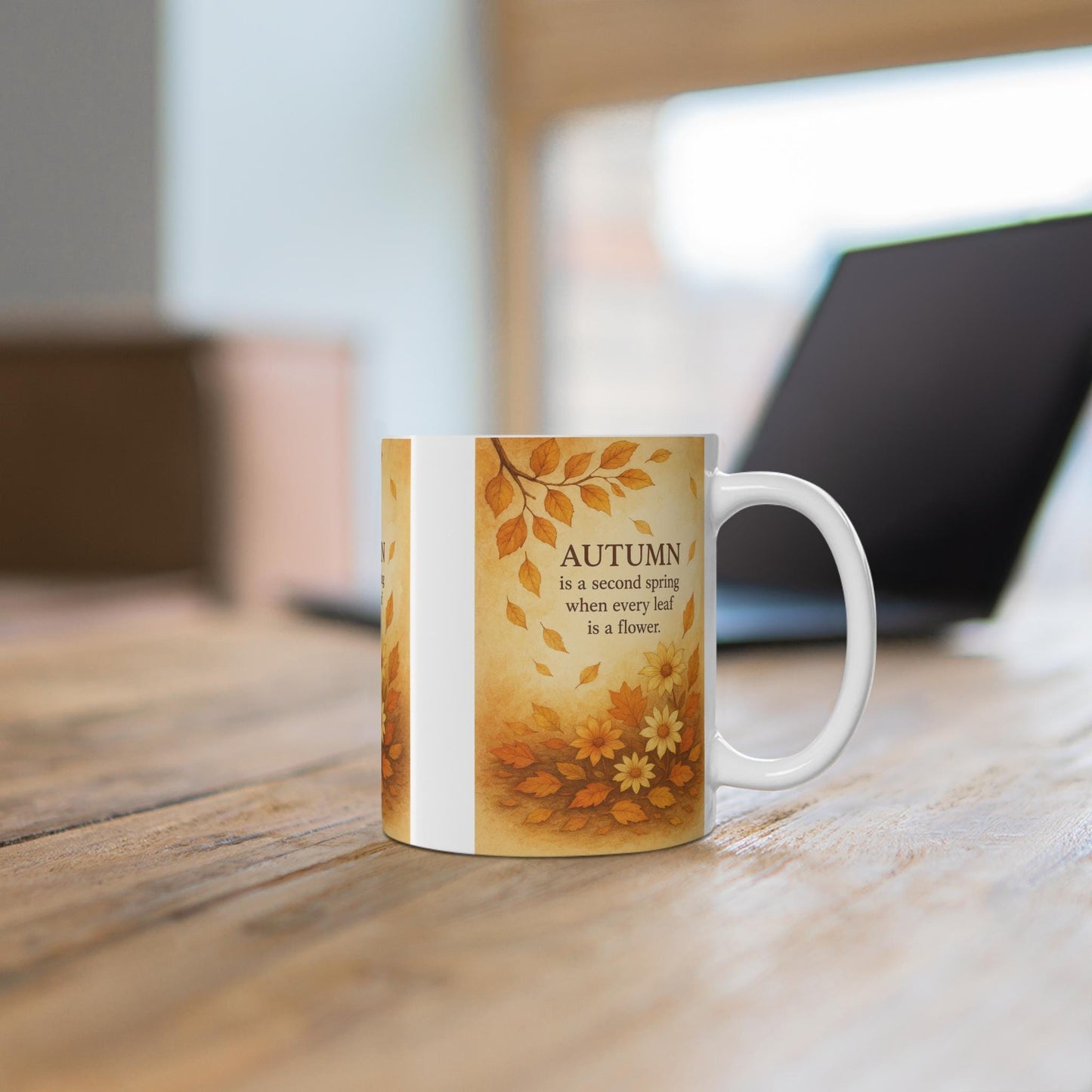 Autumn Mugs, Coffee Cup, Fall Tea Mug, Seasonal Drinkware, October Kitchen Decor