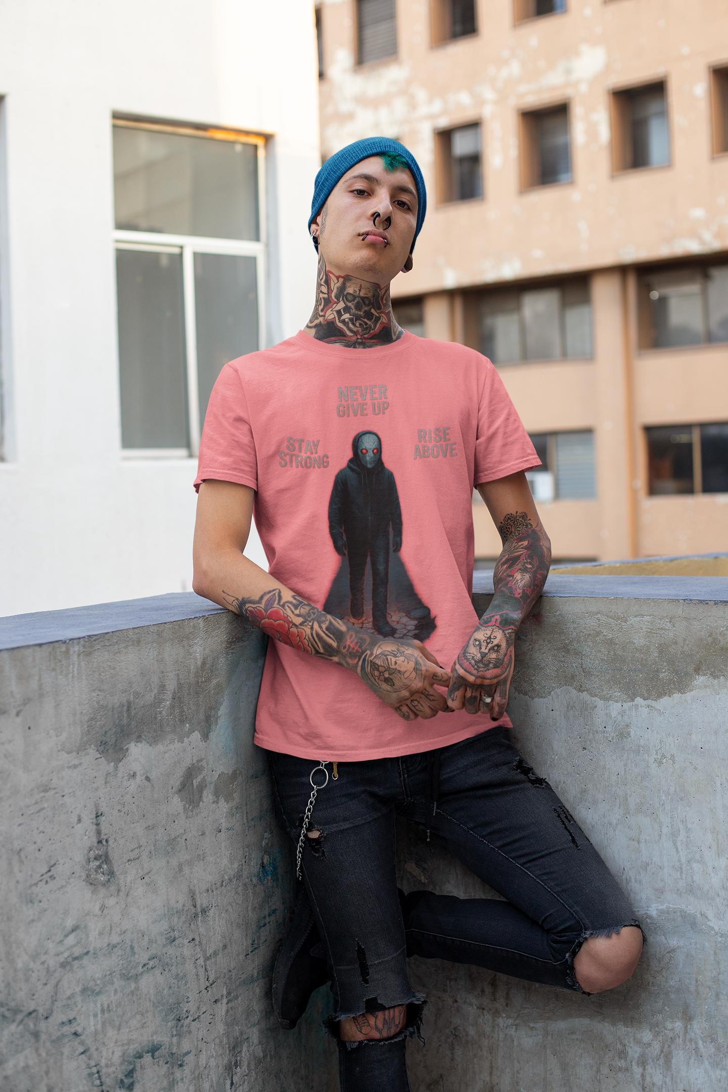 Resilience Graphic Tee, Motivational Comfort Colors Unisex Shirt, Rise Above Apparel, Emotional Fashion Gift, Never Give Up Streetwear