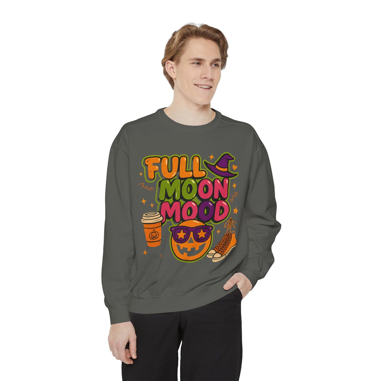 Full Moon Mood Sweatshirt - Halloween Unisex Apparel