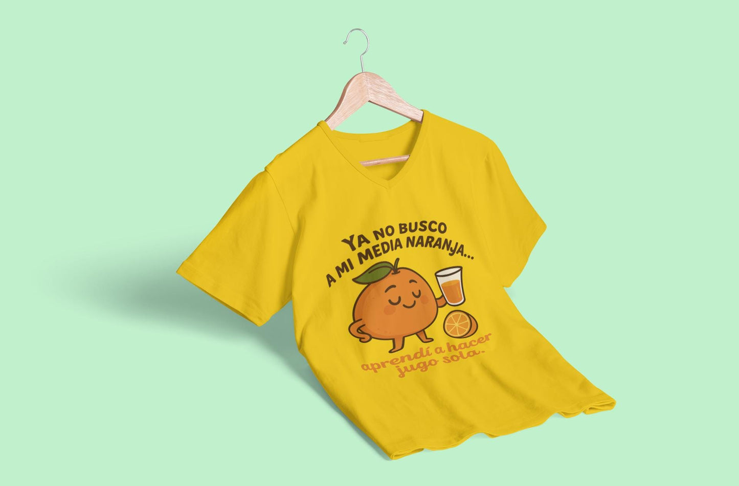 Funny Self-Love Shirt ,No More Soulmate Hunting, Citrus Empowerment Tee