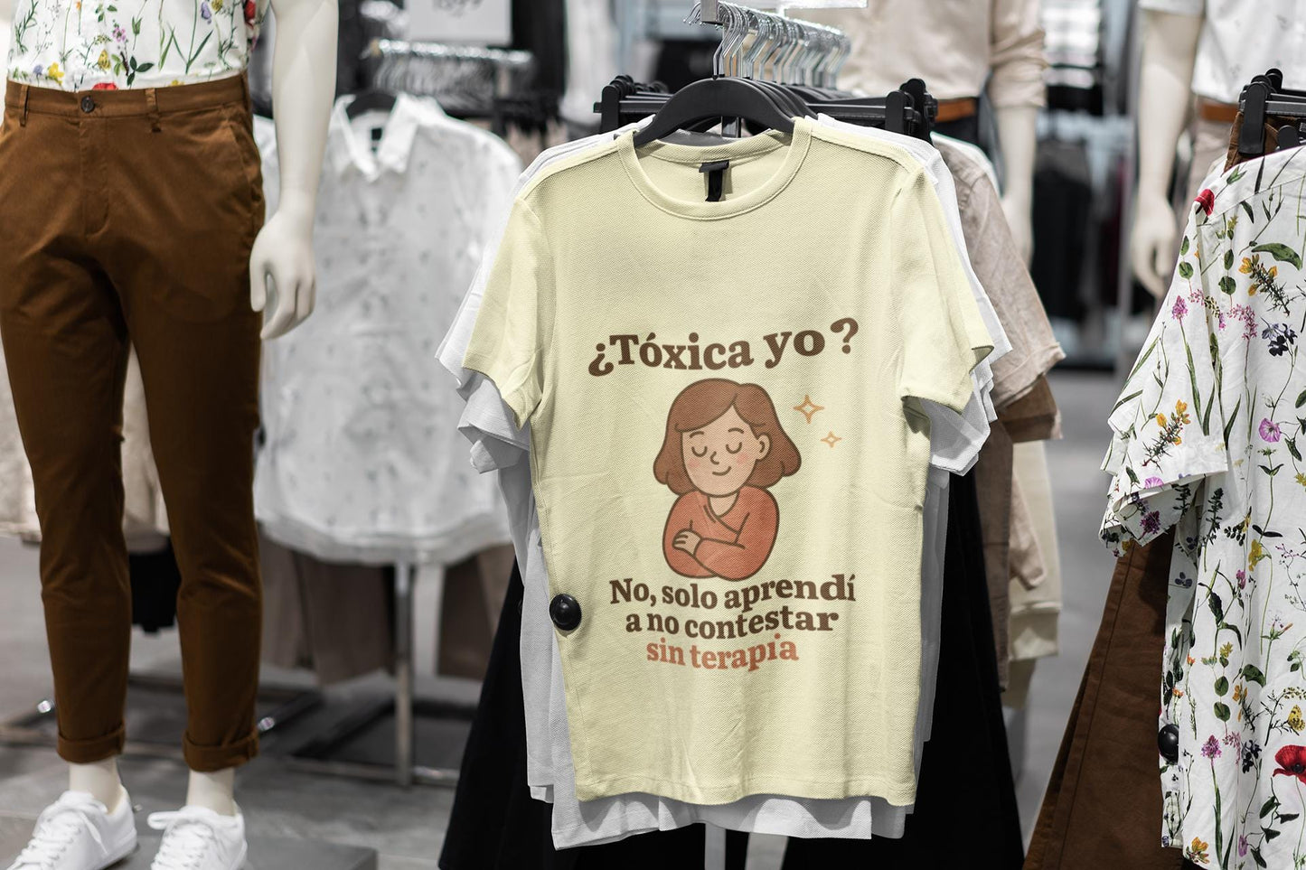 Funny Mental Health Shirt , Not Toxic, Just in Therapy,  Self-Aware Sarcastic Tee for Women