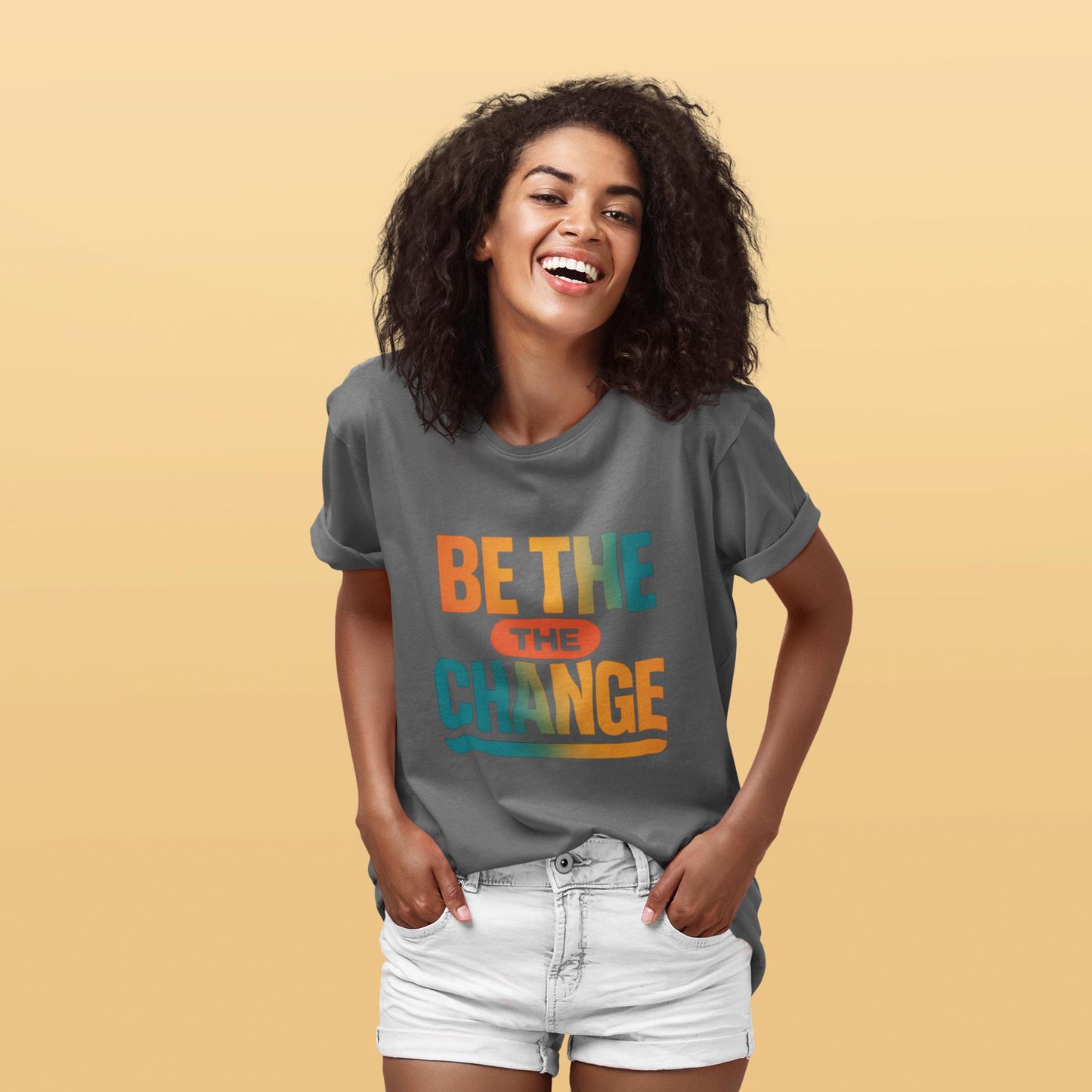 Empowerment Tee, Be the Change Shirt, Activist Unisex Top, Peace Day Gift, Earth Day Present, Inspirational Graphic Tee