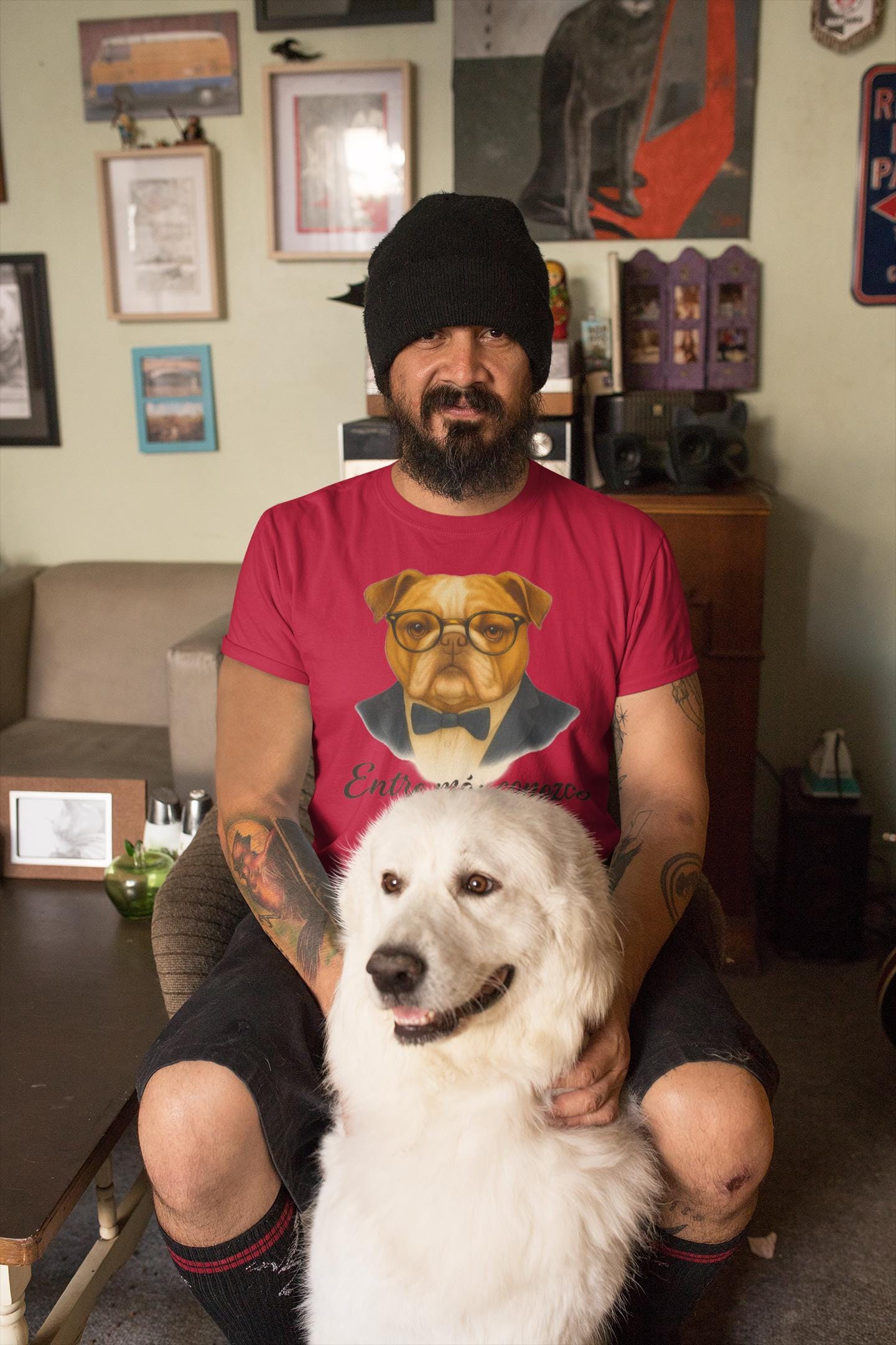 Cute Dog Lover T-Shirt, Funny Pet Gift, Unisex Graphic Tee, Dog Mom/Dad Shirt, Ideal for Birthdays, Pet Celebrations