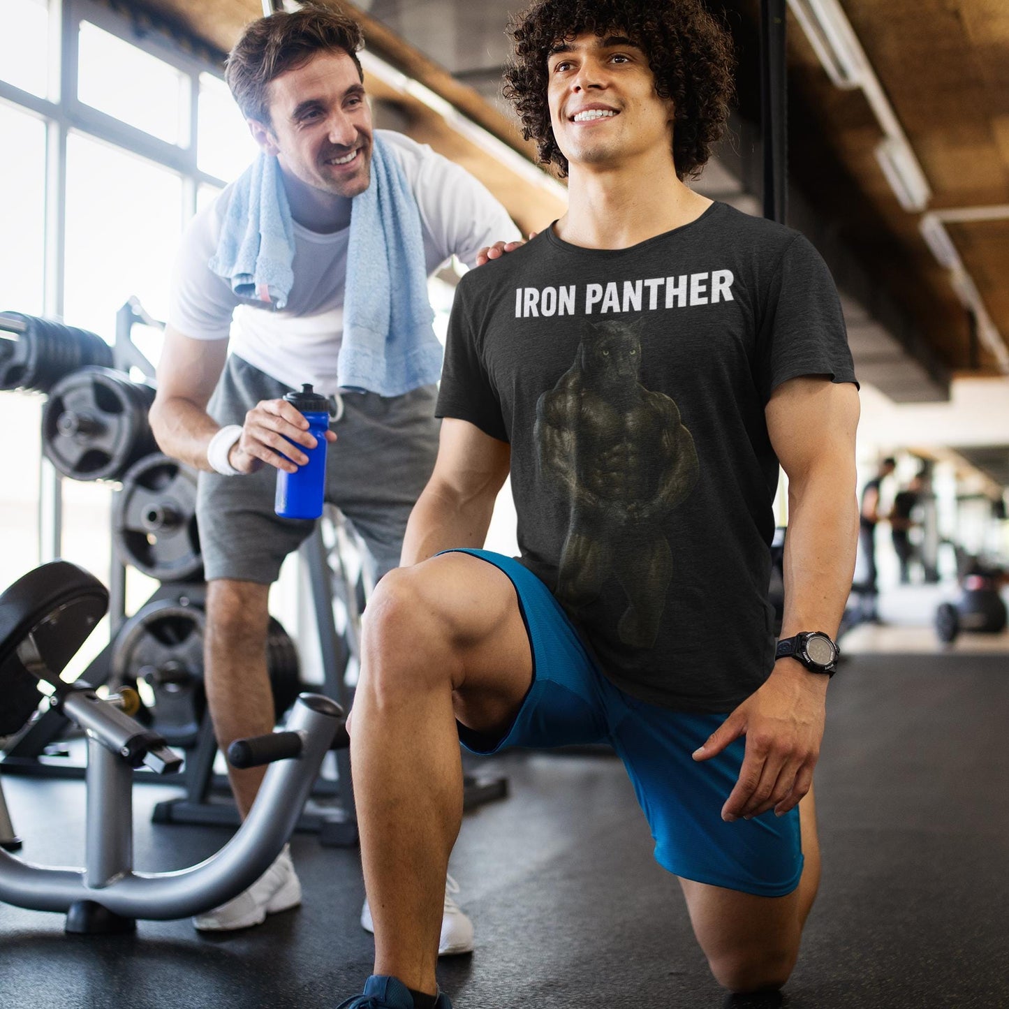 Iron Panther Unisex T-shirt - Bold Graphic Tee, Strength Resilience Style, Gym Lover Streetwear, Premium Comfort Colors, Unique Gift, US