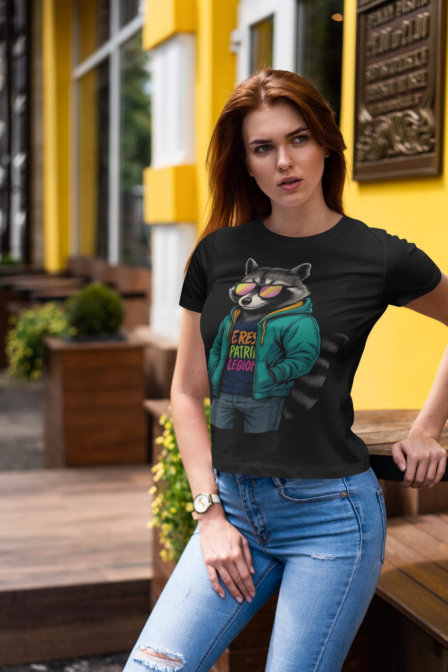 Cool Cat Graphic Tee - Perfect for Casual Outings, Gifts for Cat Lovers, Birthday Shirts, Graphic T-Shirts, Unique Animal Apparel