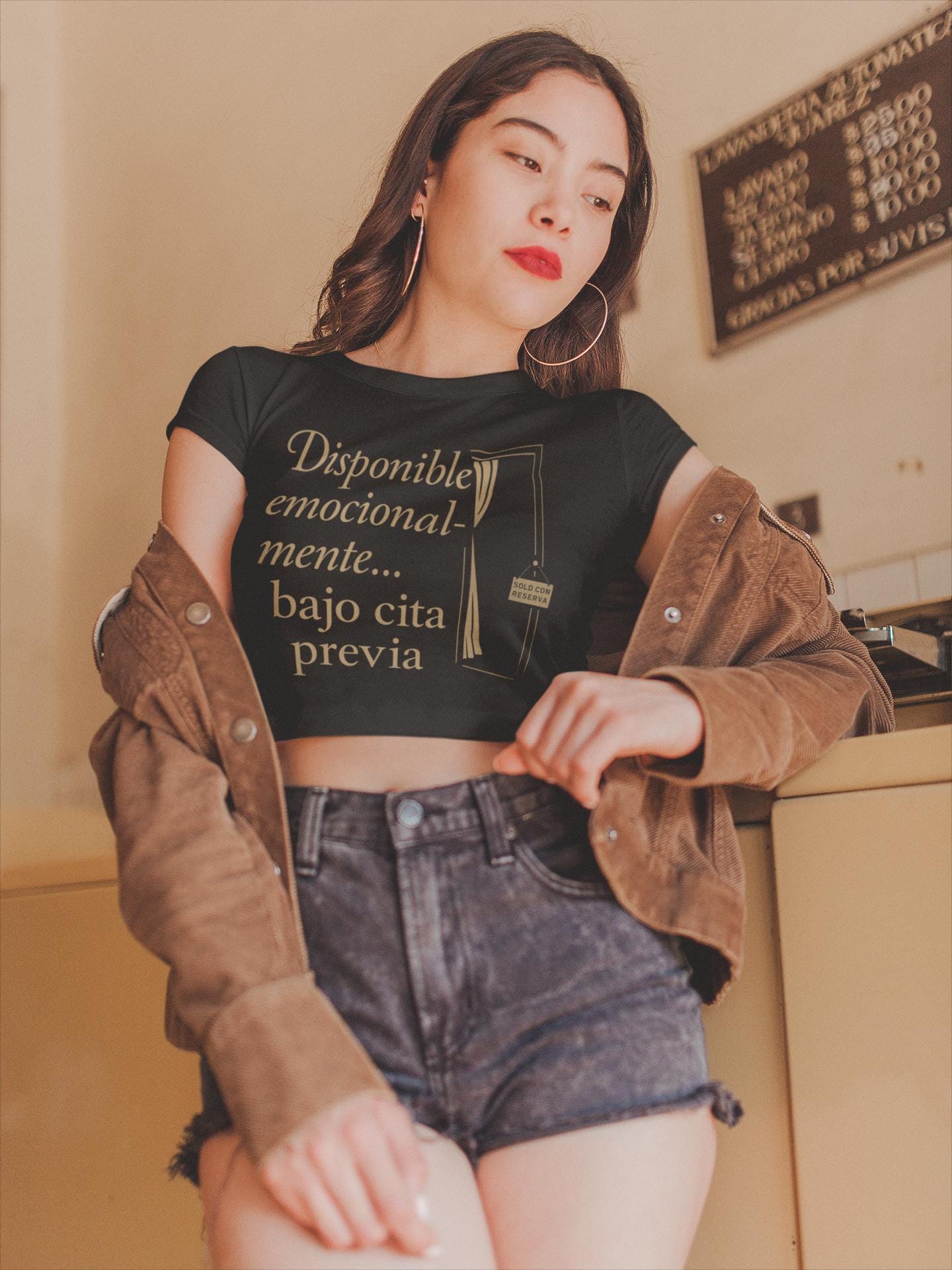Women's Boxy Tee - Elegant and Witty Statement Piece for Introverts and Extroverts, Unique Gift or Everyday Wear, Quiet Luxury with a Dash