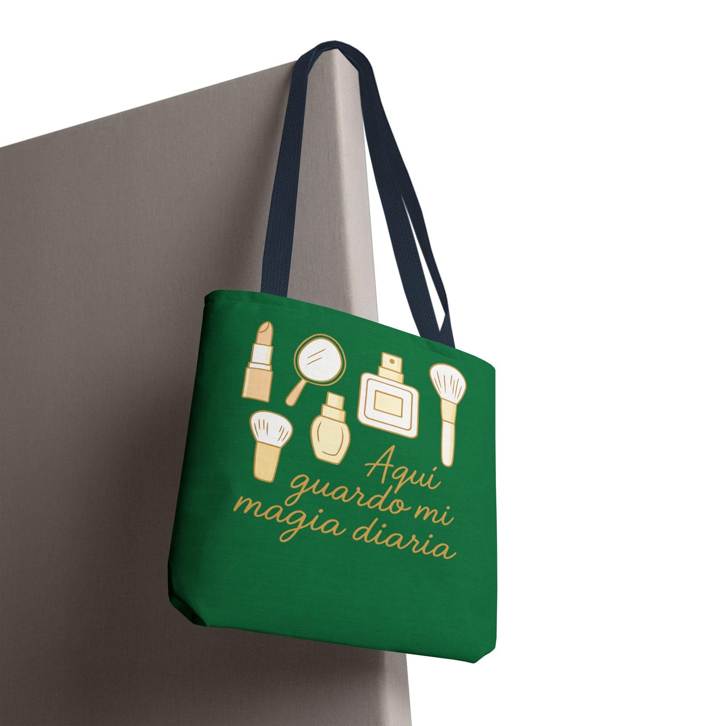 Cosmetic Tote Bag - 'Aquí guardo mi magia diaria' | Beauty Lover Gift | Feminine Mystery Bag, Makeup Tote Bag, Cosmetic Organizer, Beauty